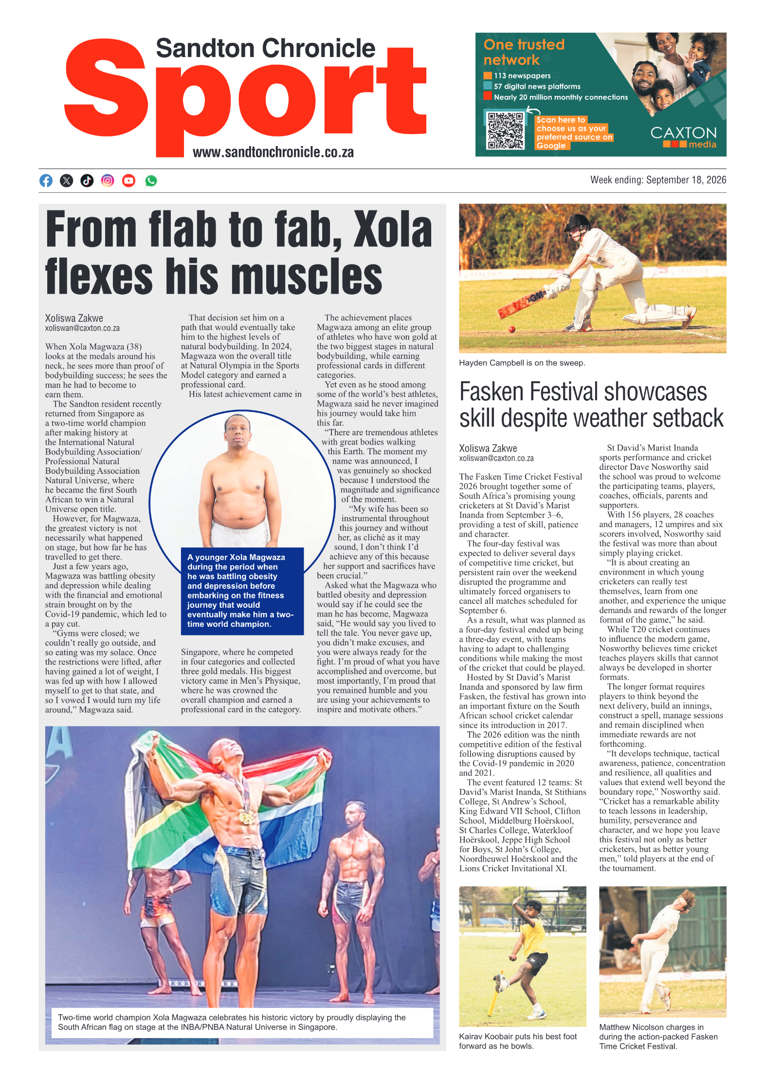 Sandton Chronicle 18 September 2026 page 8