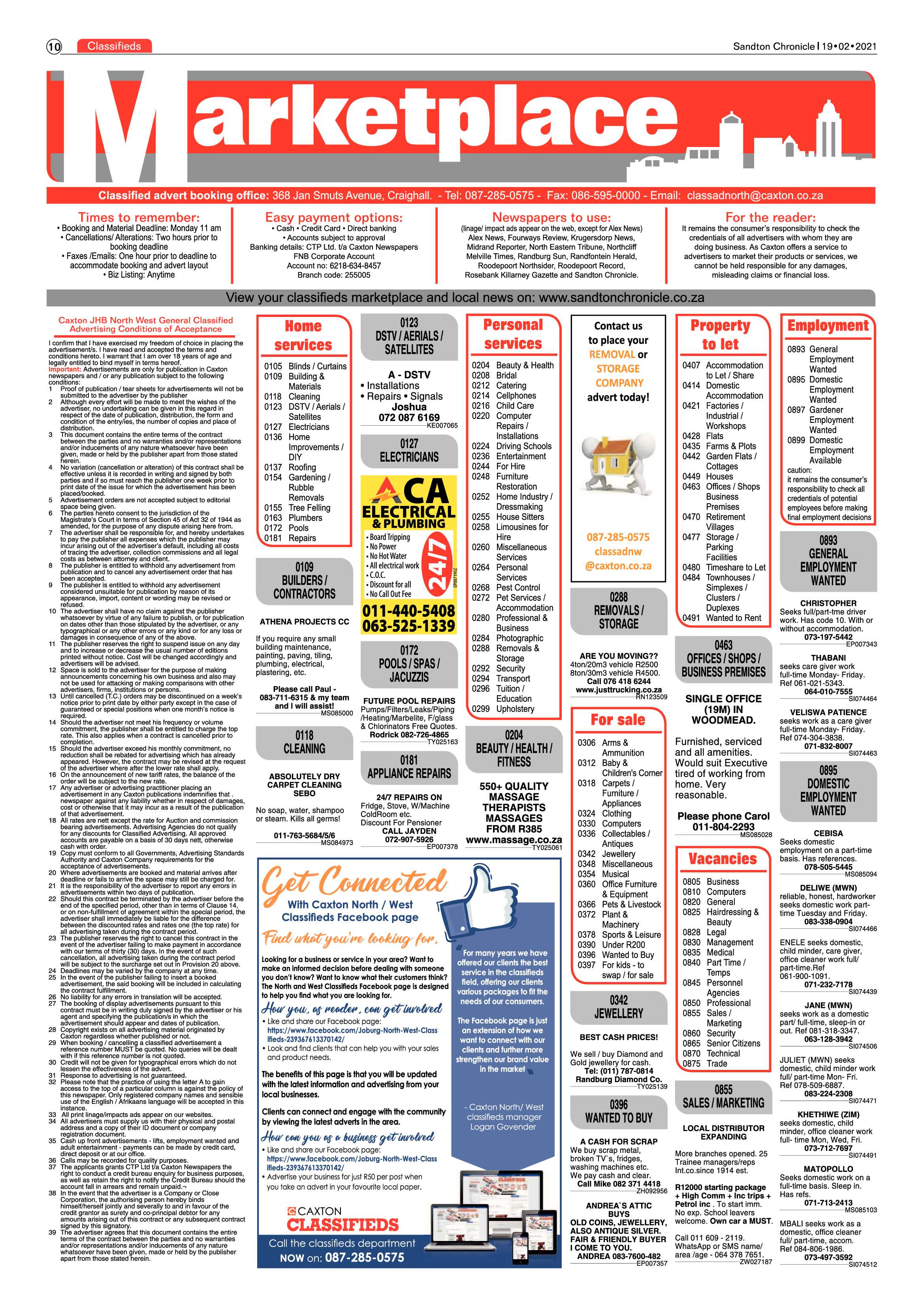 Sandton Chronicle 19 February 2021 page 10