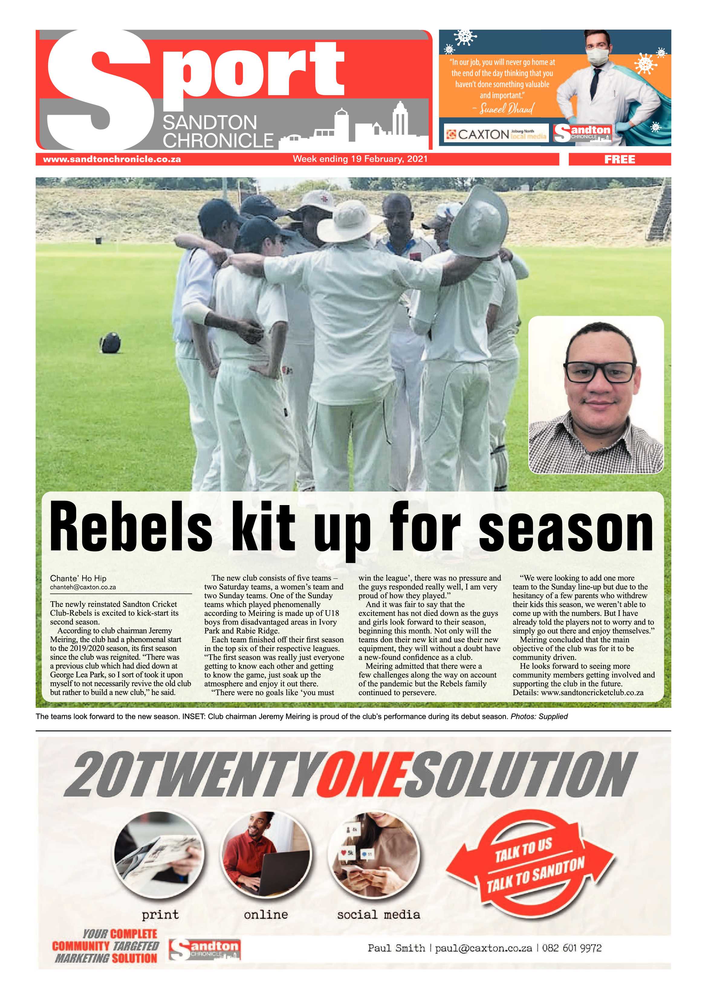 Sandton Chronicle 19 February 2021 page 12