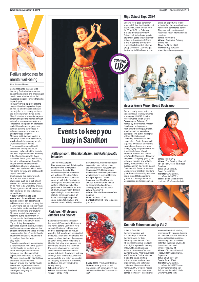 Sandton Chronicle 19 January 2024 page 9