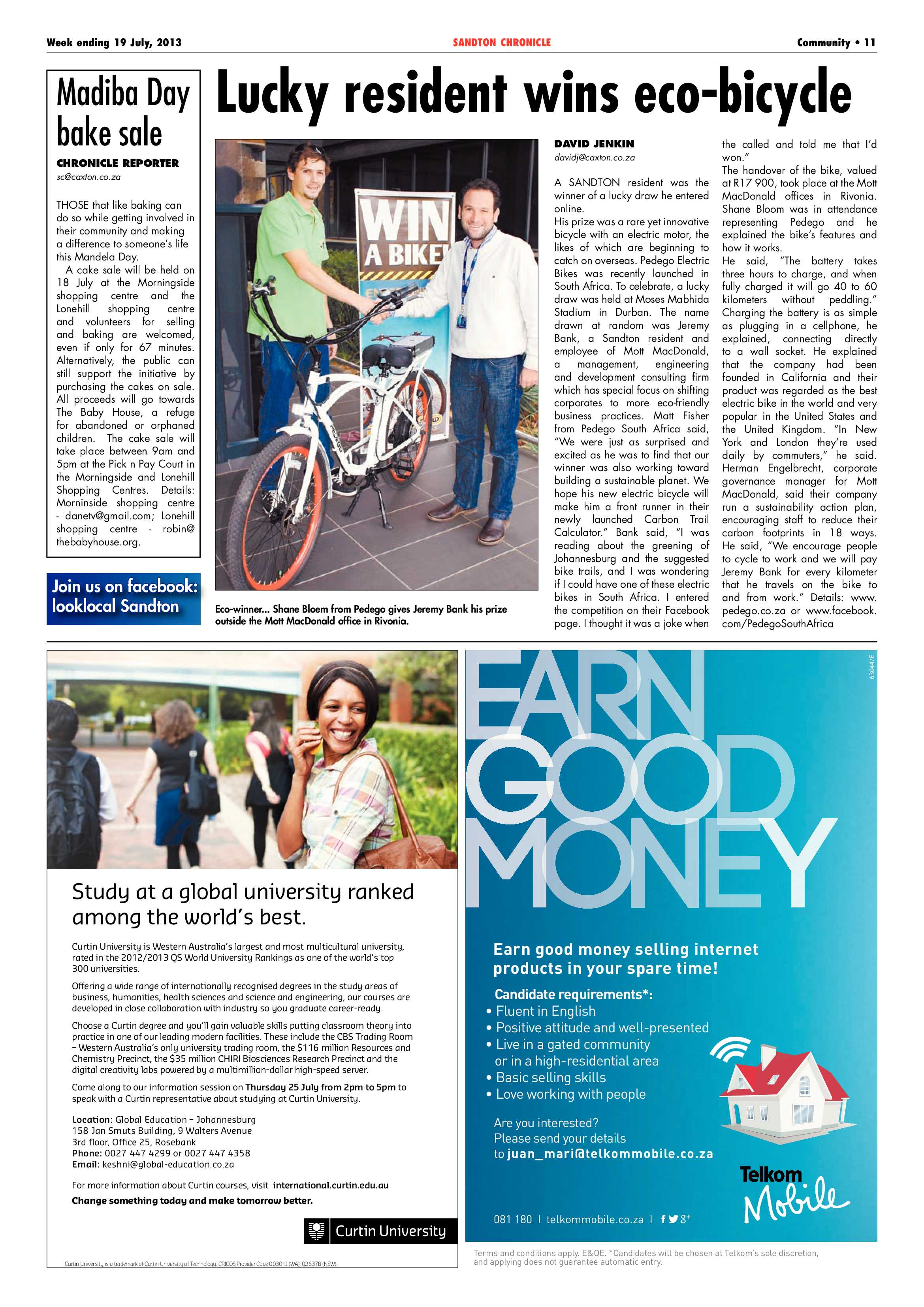 Sandton Chronicle 19 July 2013 page 11