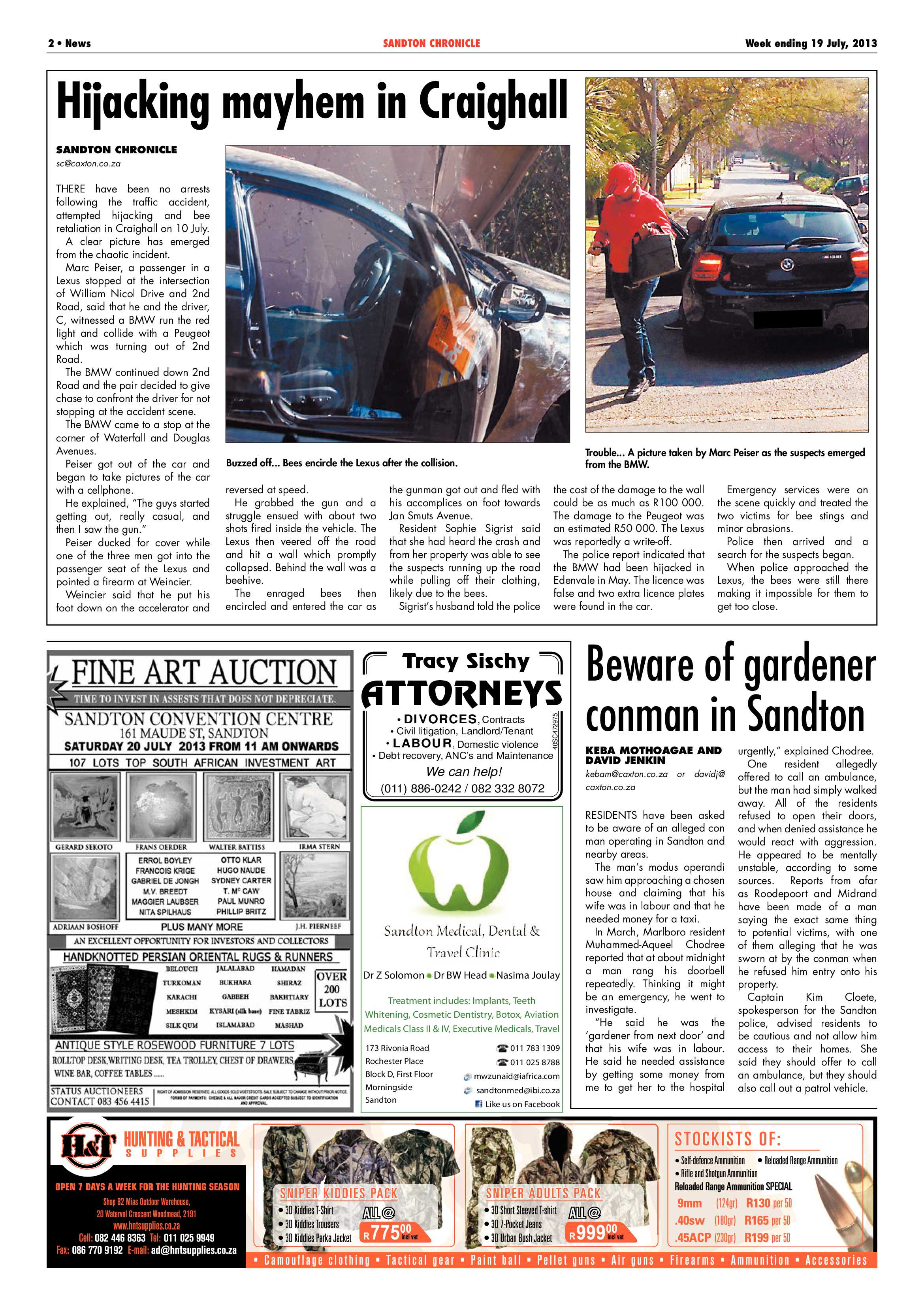 Sandton Chronicle 19 July 2013 page 2