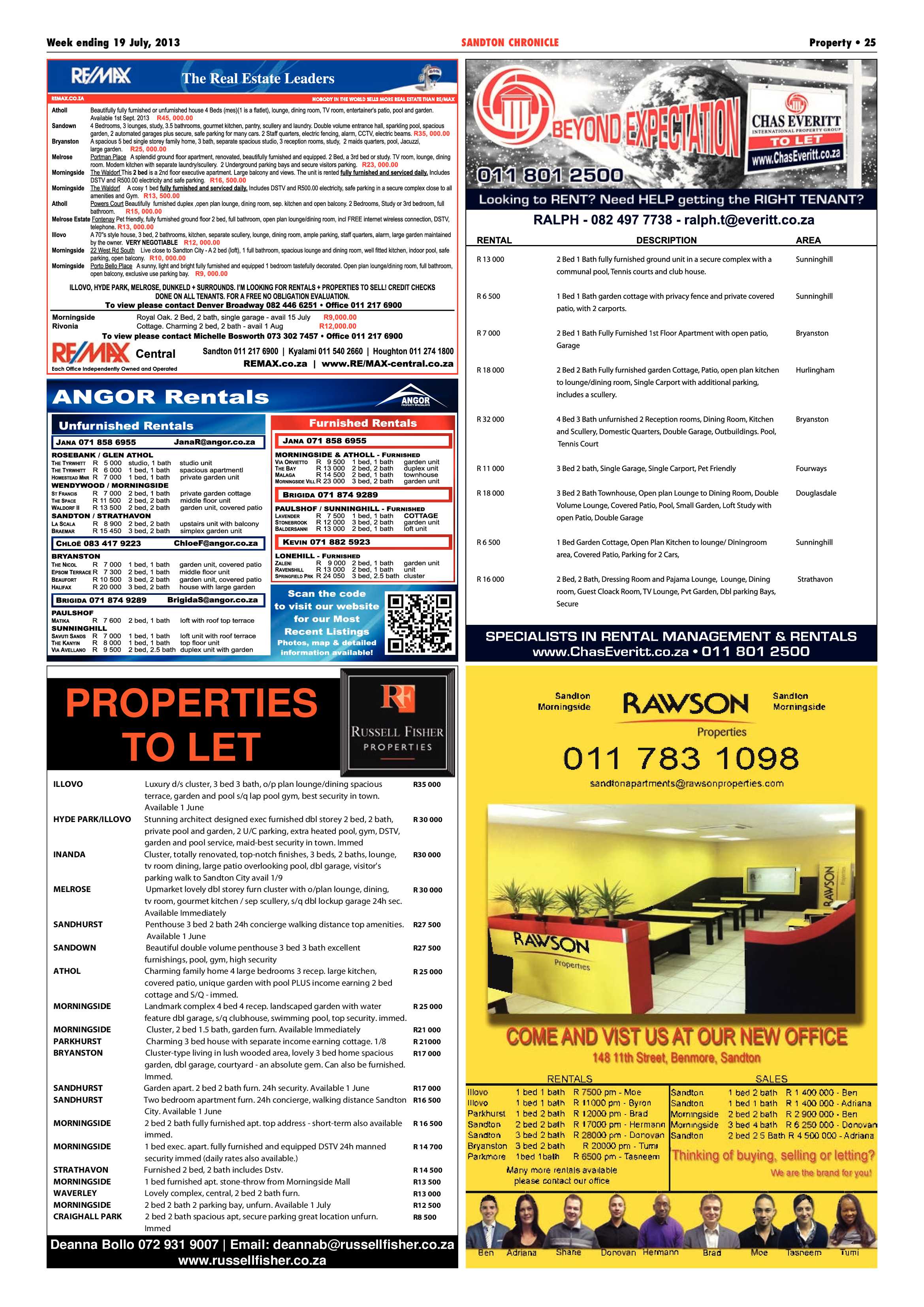 Sandton Chronicle 19 July 2013 page 25