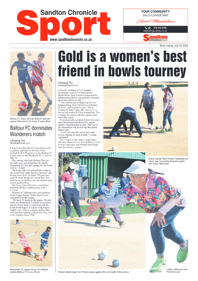 Sandton Chronicle 19 July 2024 page 12