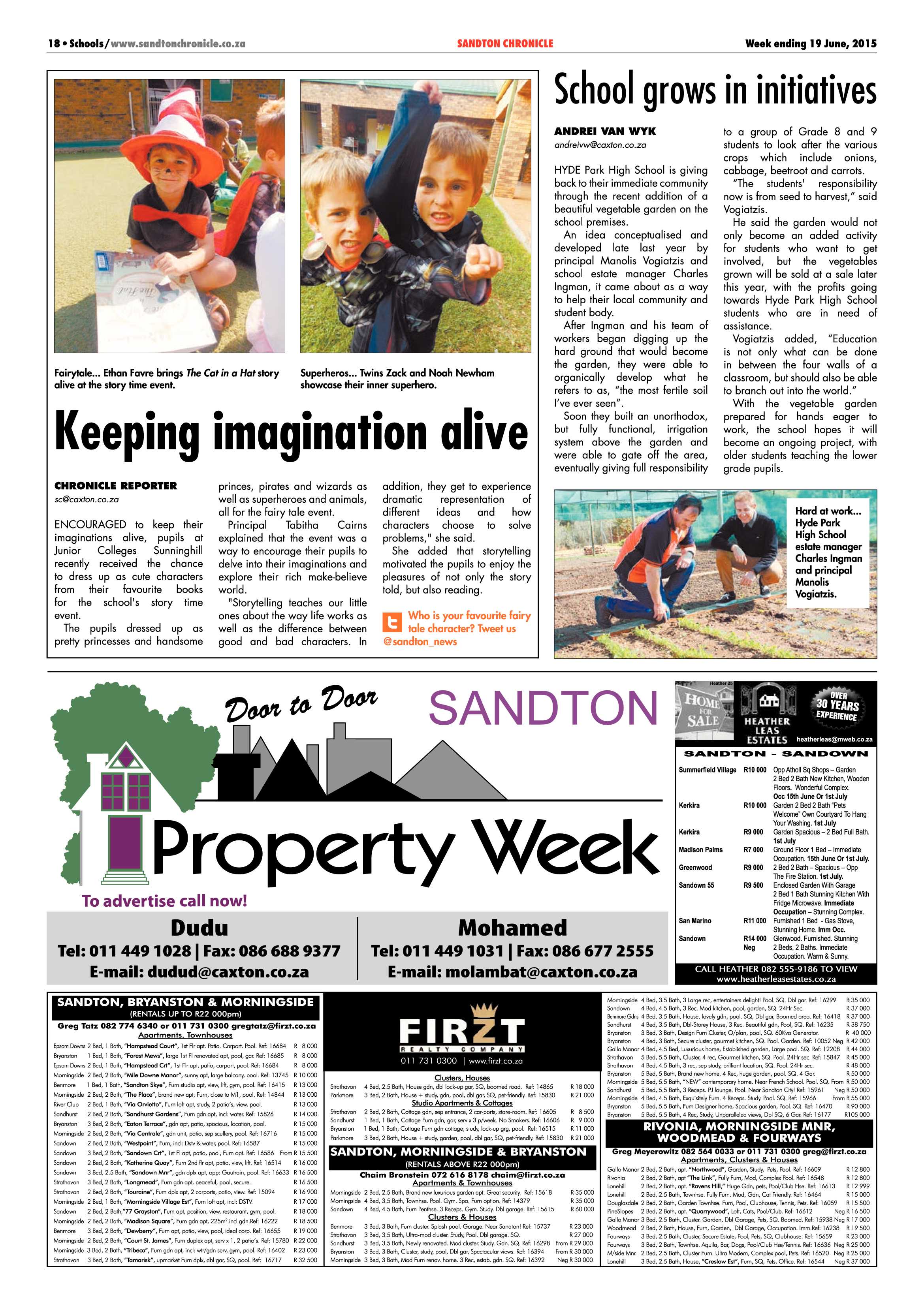 Sandton Chronicle 19 June 2015 page 18