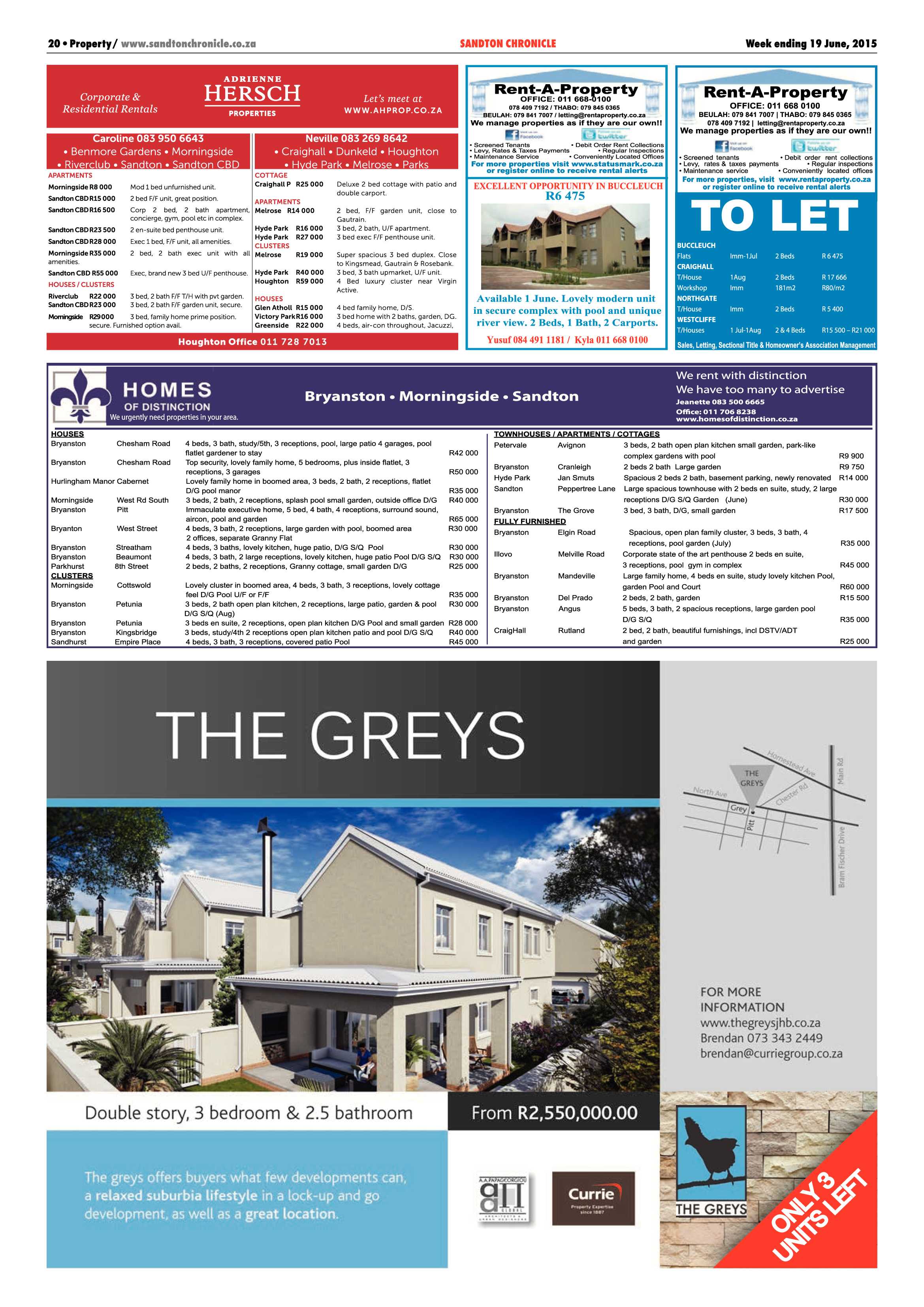 Sandton Chronicle 19 June 2015 page 20