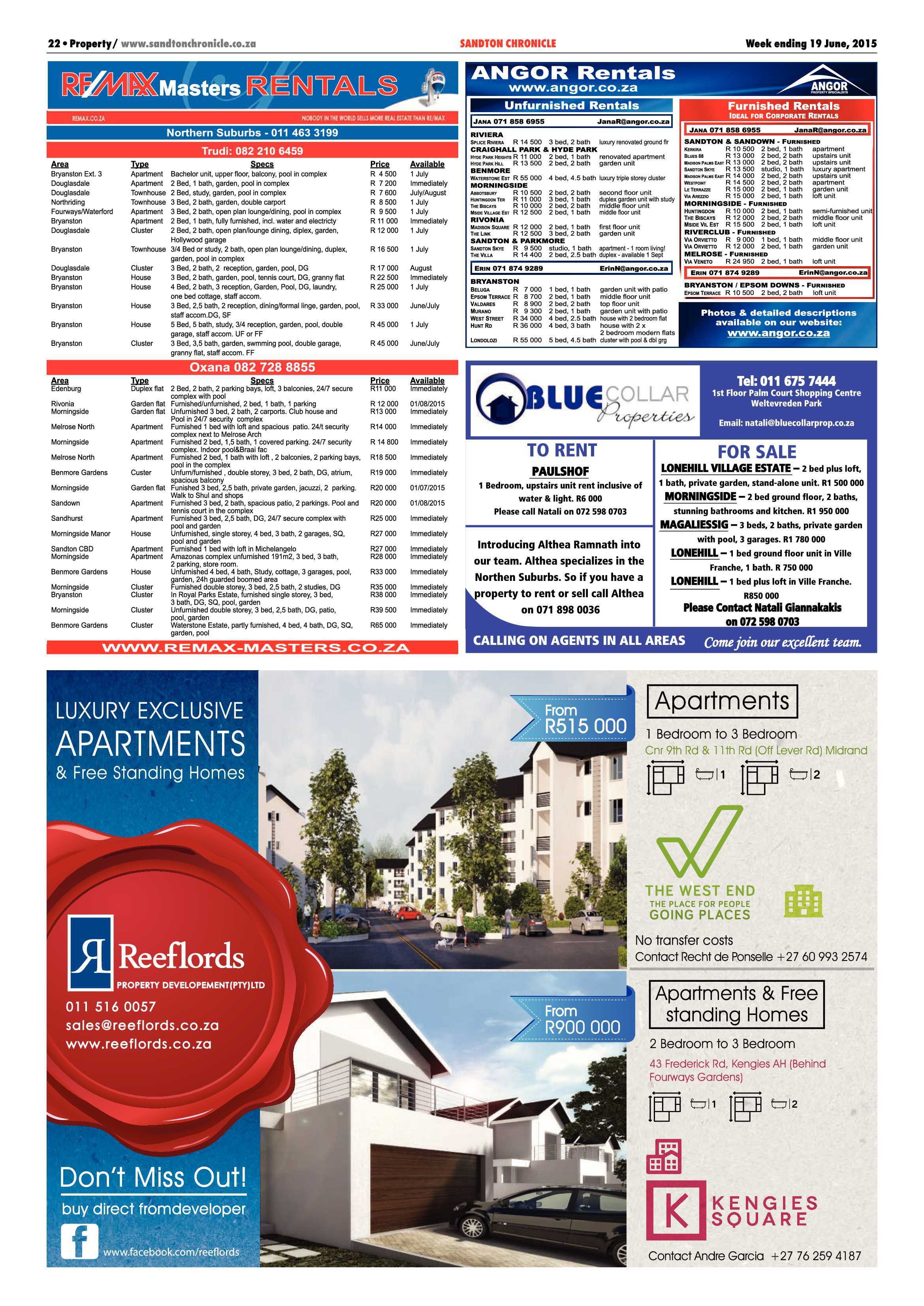 Sandton Chronicle 19 June 2015 page 22