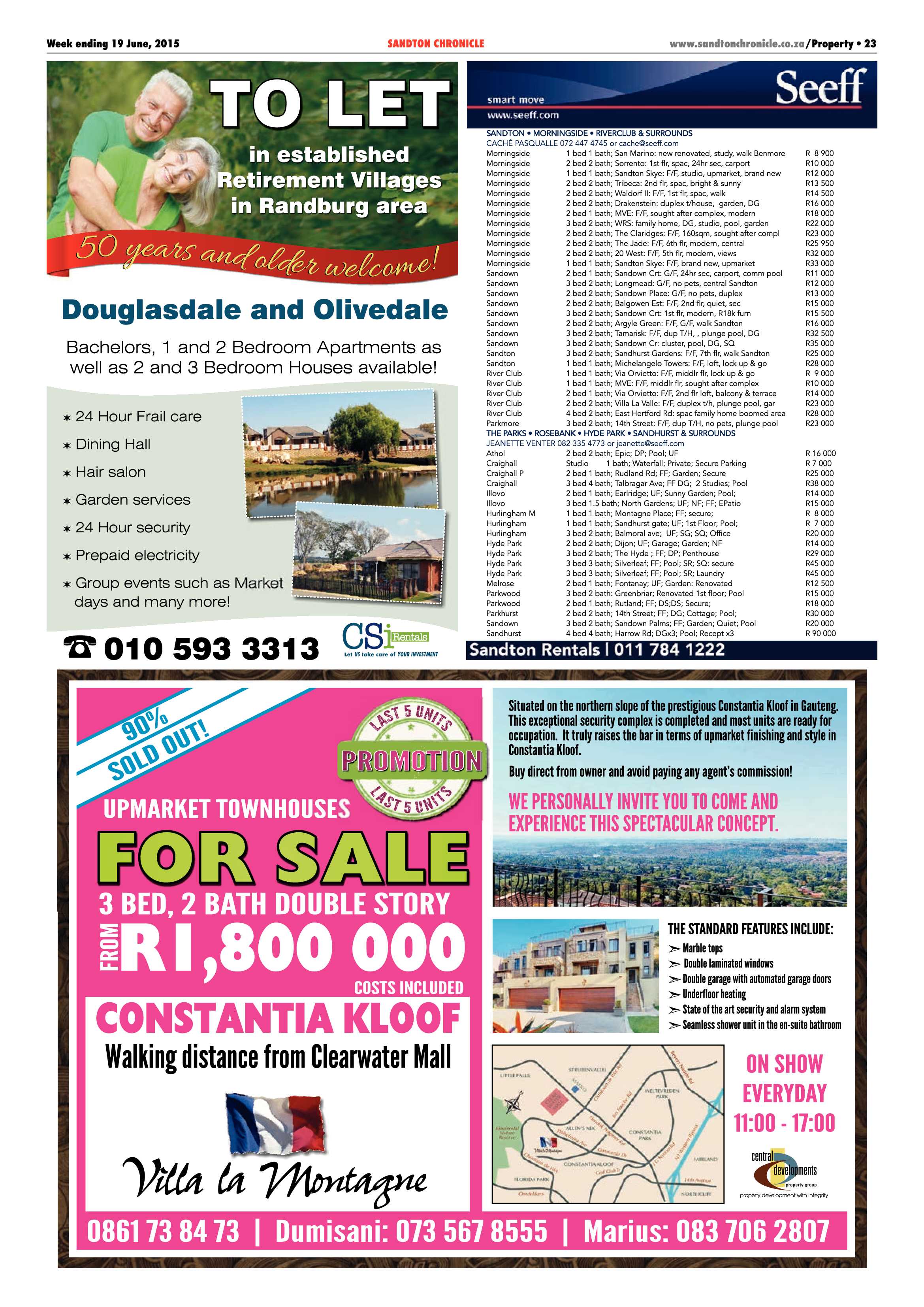 Sandton Chronicle 19 June 2015 page 23