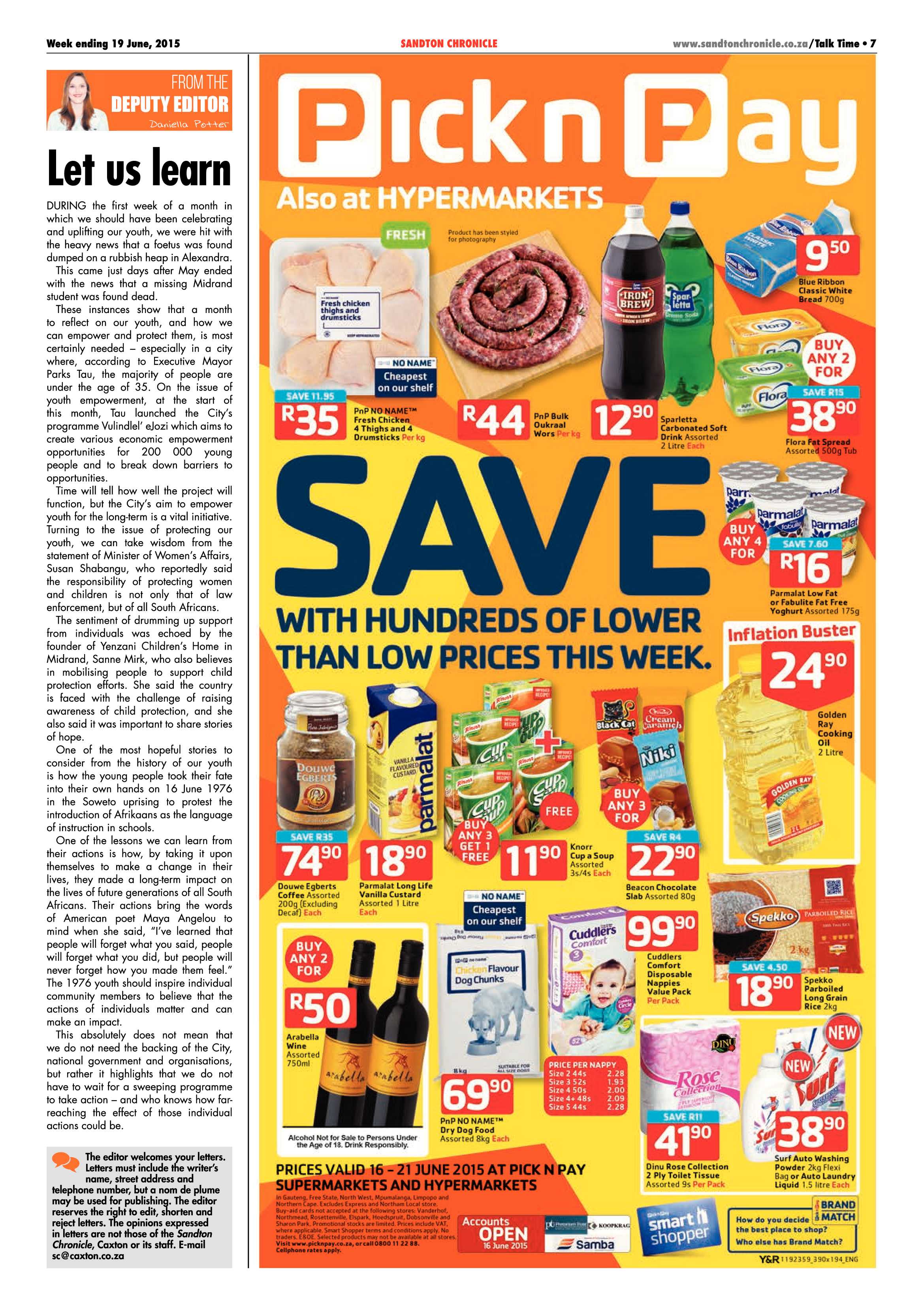 Sandton Chronicle 19 June 2015 page 7