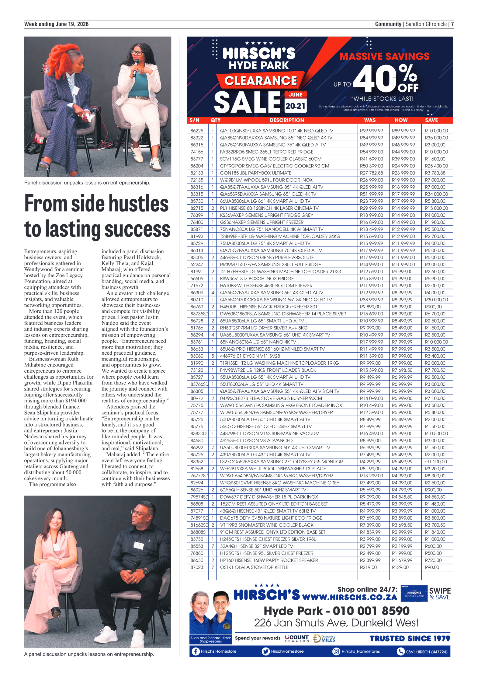 Sandton Chronicle 19 June 2026 page 7