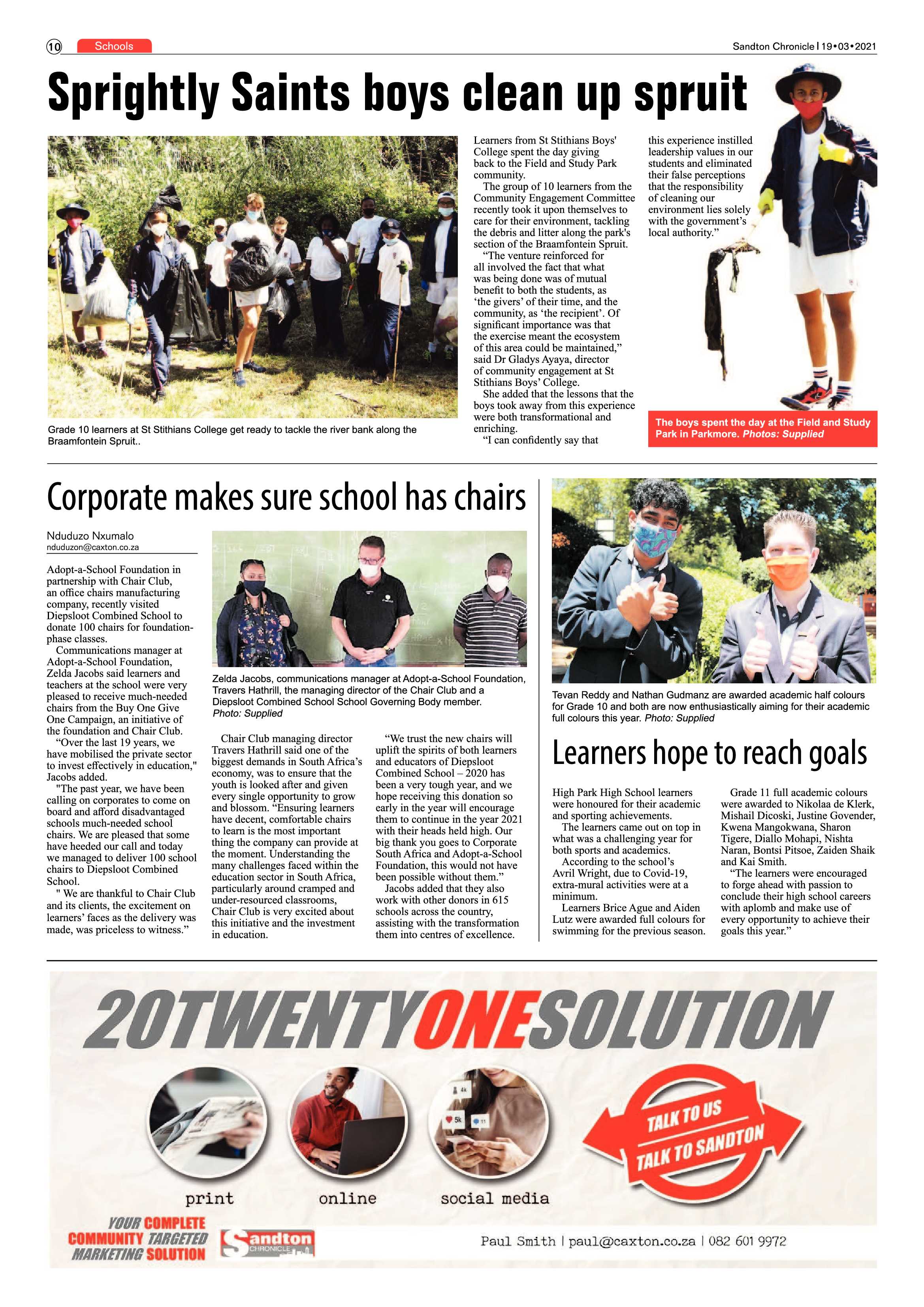 Sandton Chronicle 19 March 2021 page 10