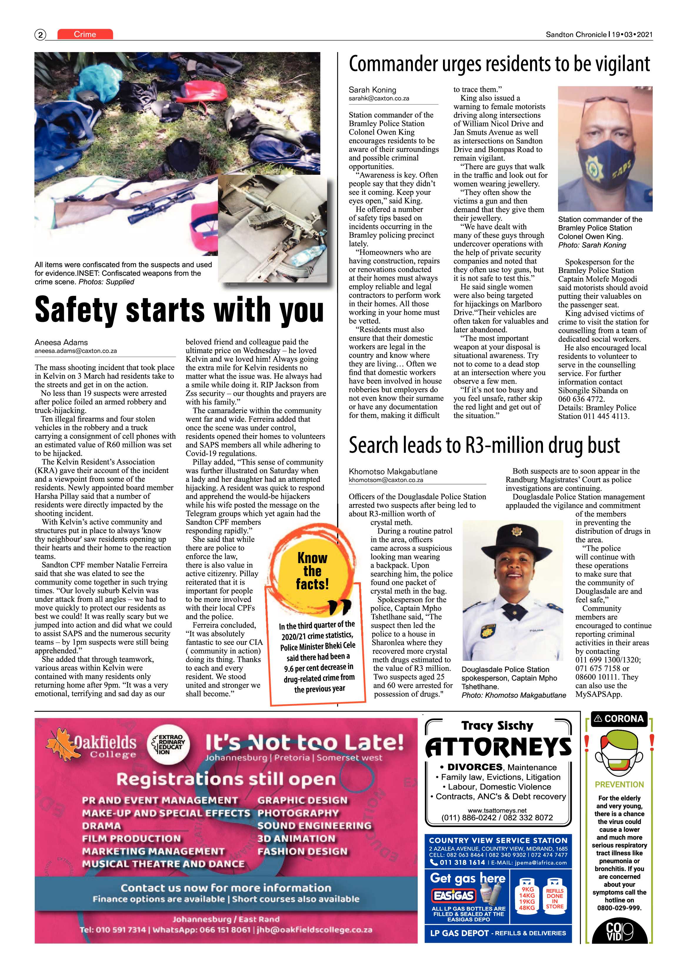 Sandton Chronicle 19 March 2021 page 2