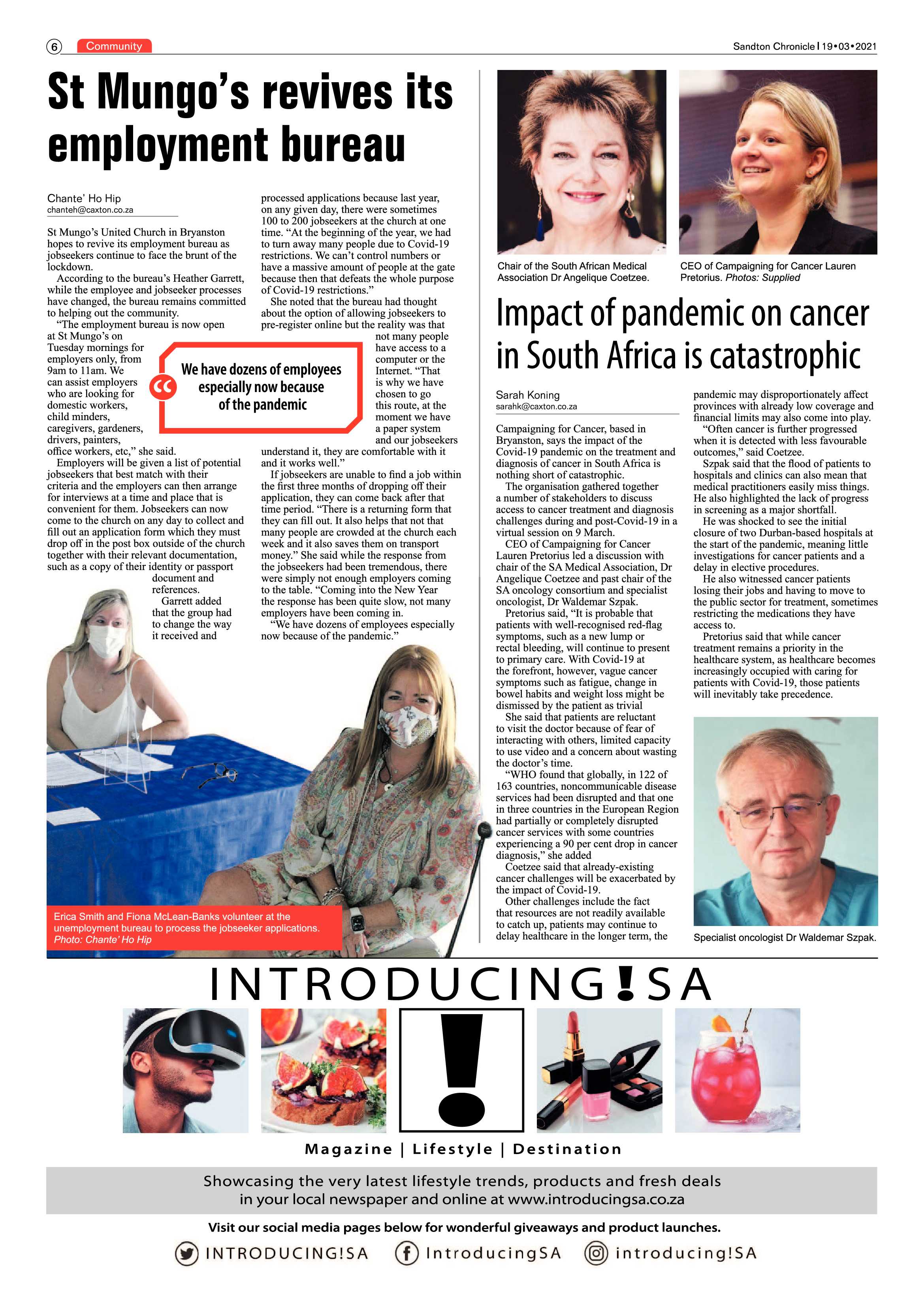 Sandton Chronicle 19 March 2021 page 6