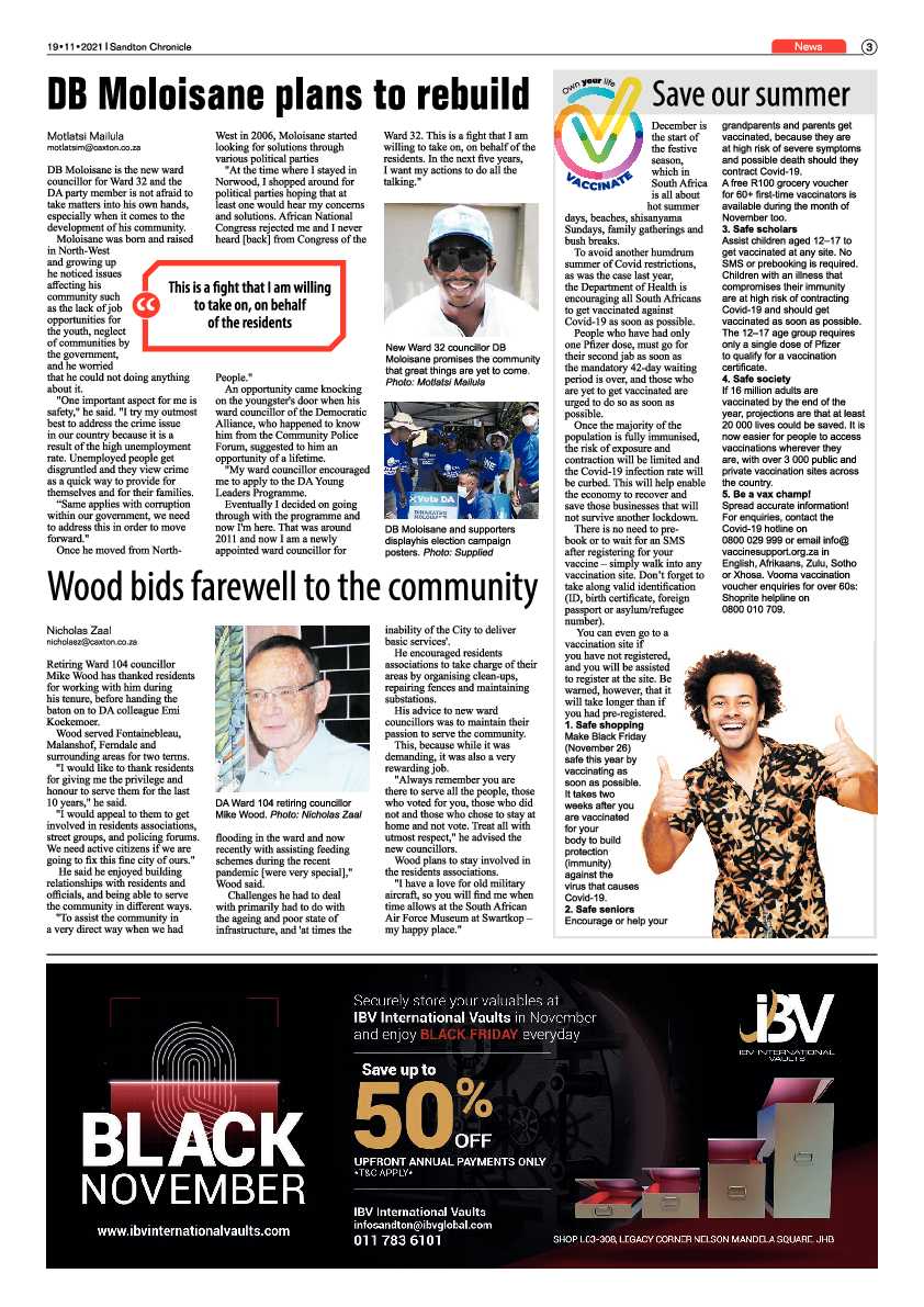 Sandton Chronicle 19 November2021 page 3