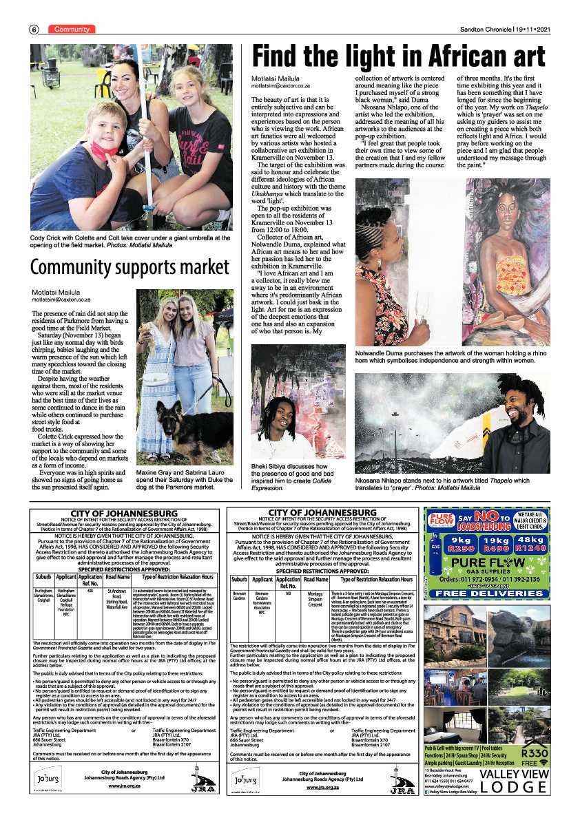 Sandton Chronicle 19 November2021 page 6
