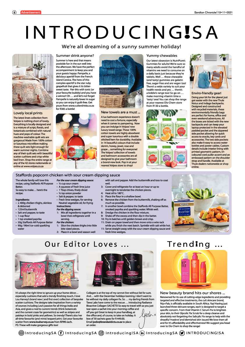 Sandton Chronicle 19 November2021 page 8