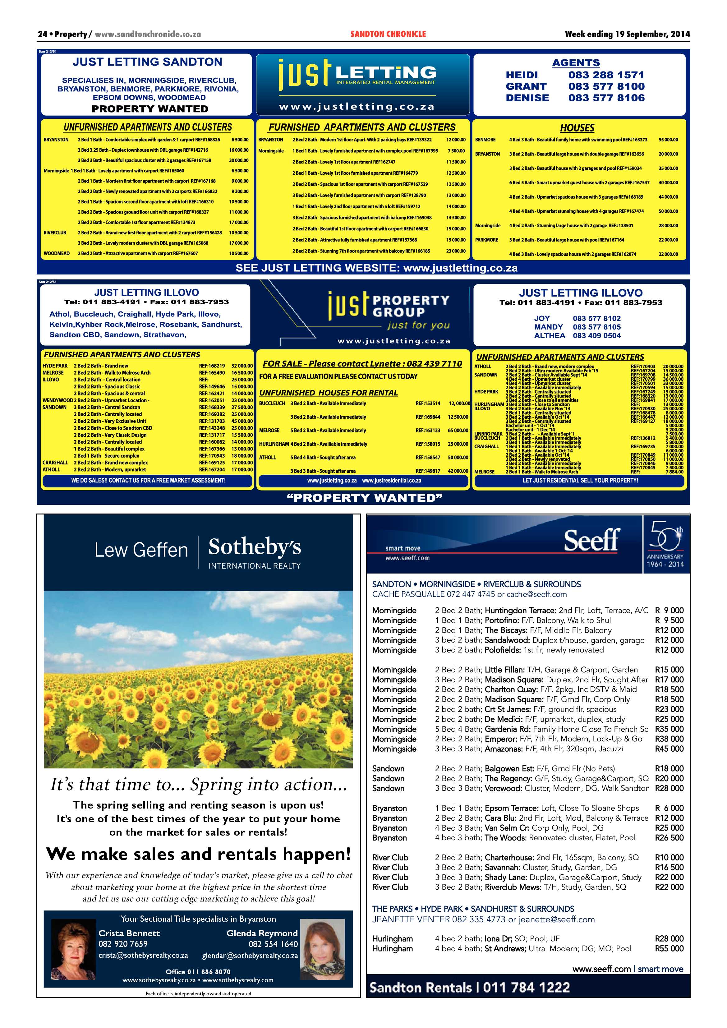 Sandton Chronicle 19 September 2014 page 24