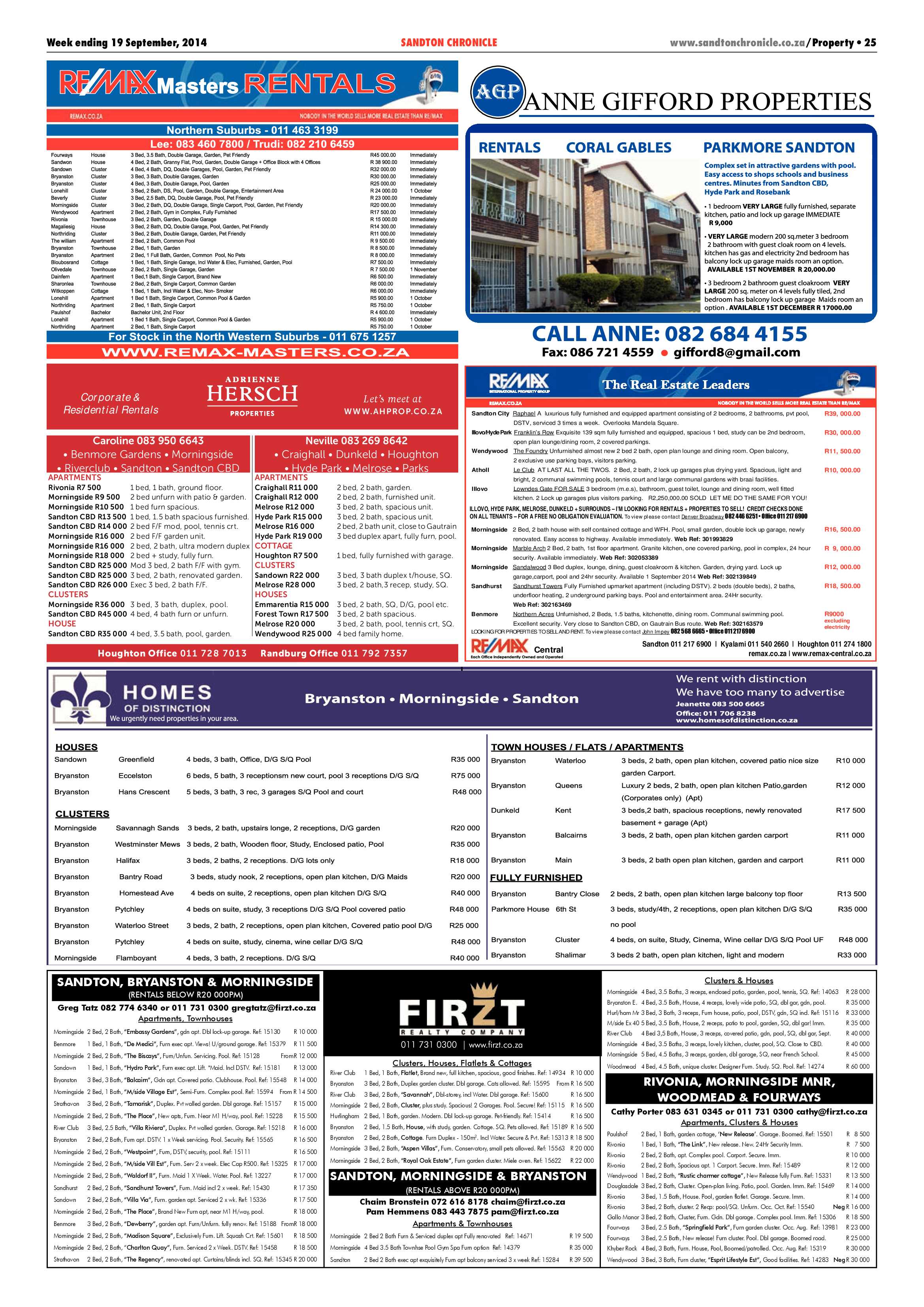 Sandton Chronicle 19 September 2014 page 25