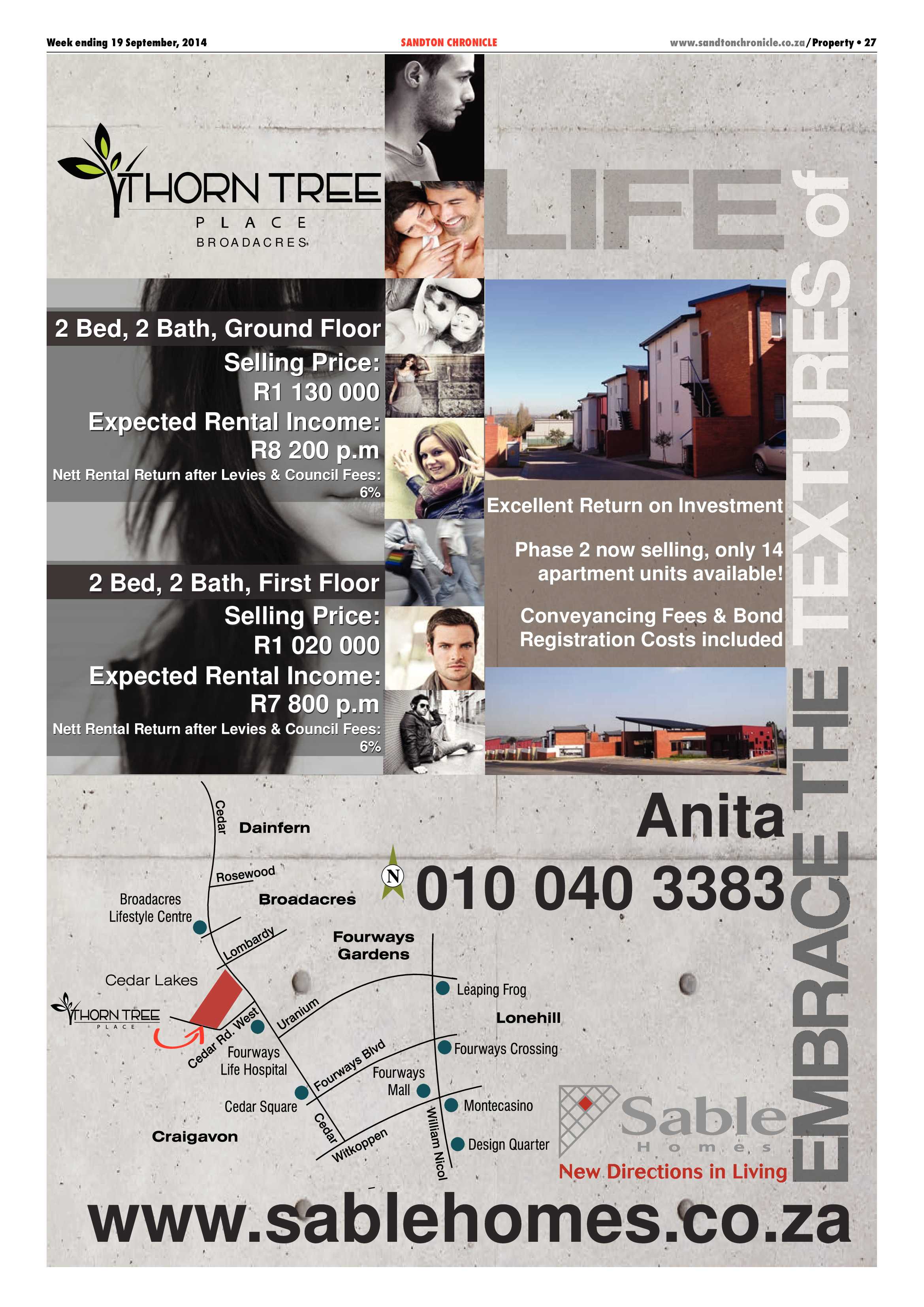 Sandton Chronicle 19 September 2014 page 27