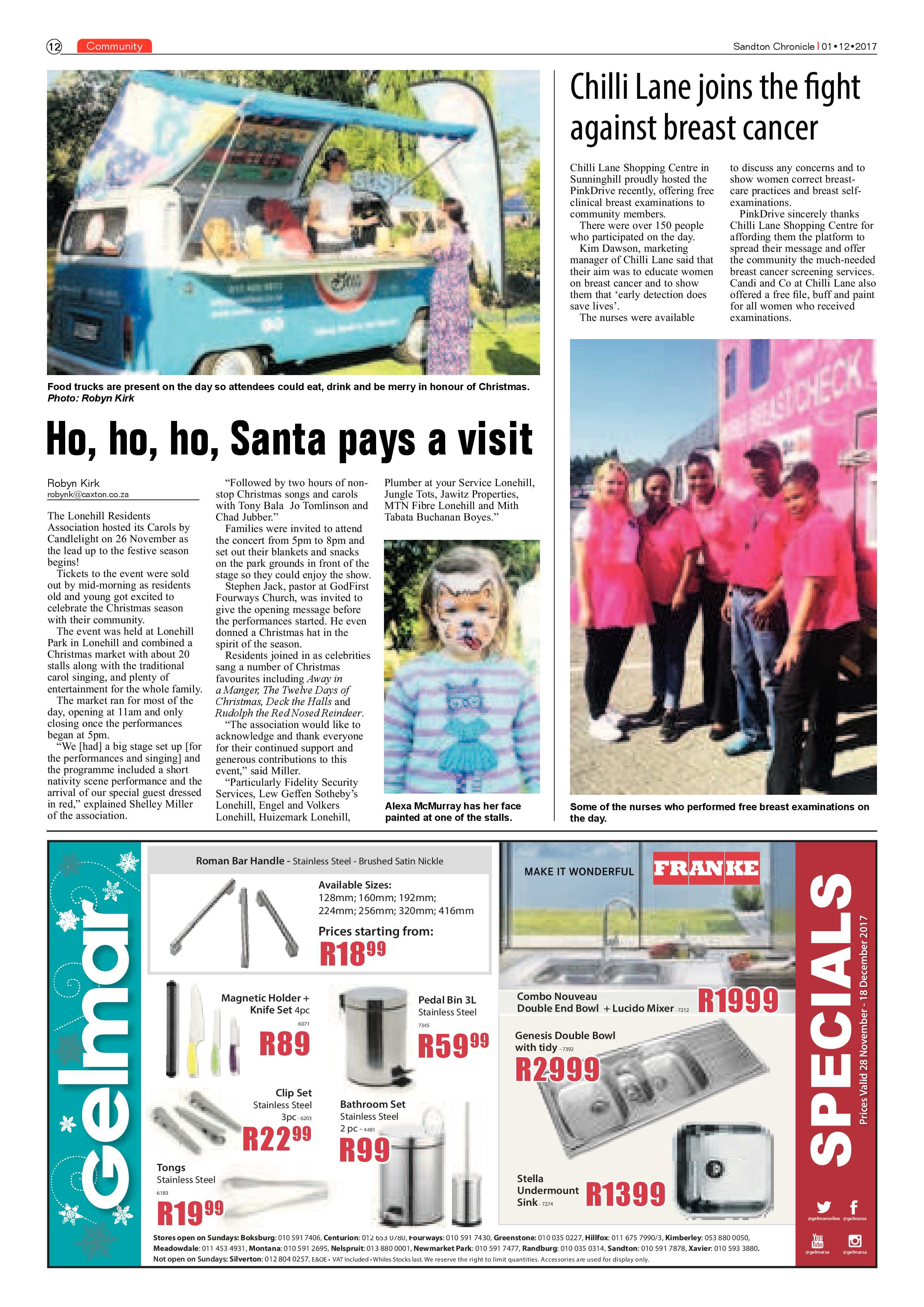 Sandton Chronicle  1 December page 12