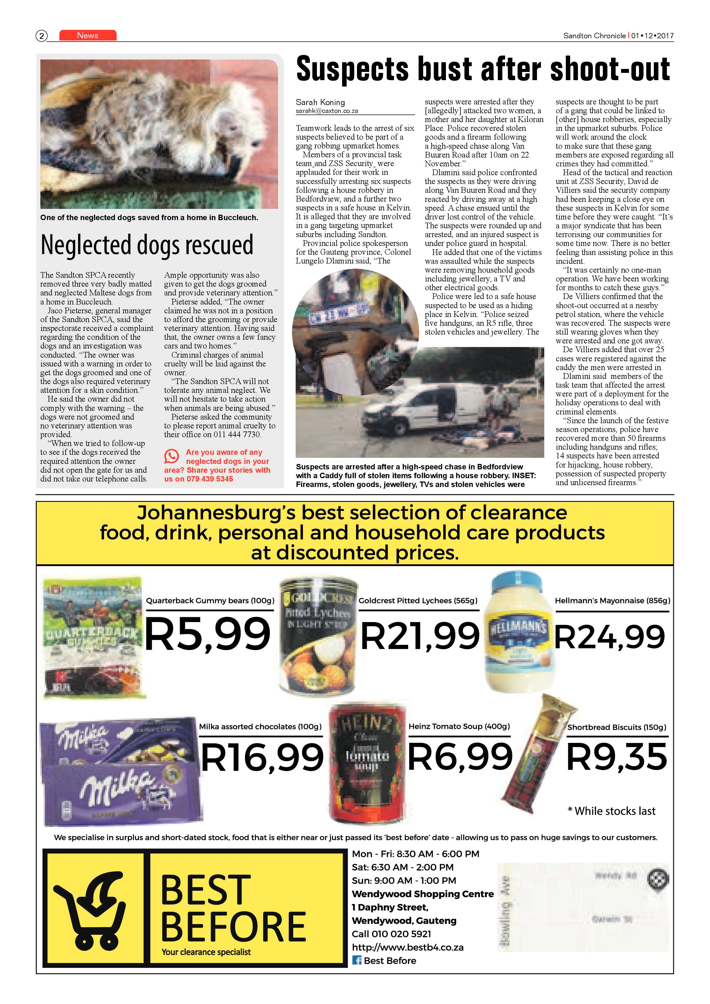 Sandton Chronicle  1 December page 2