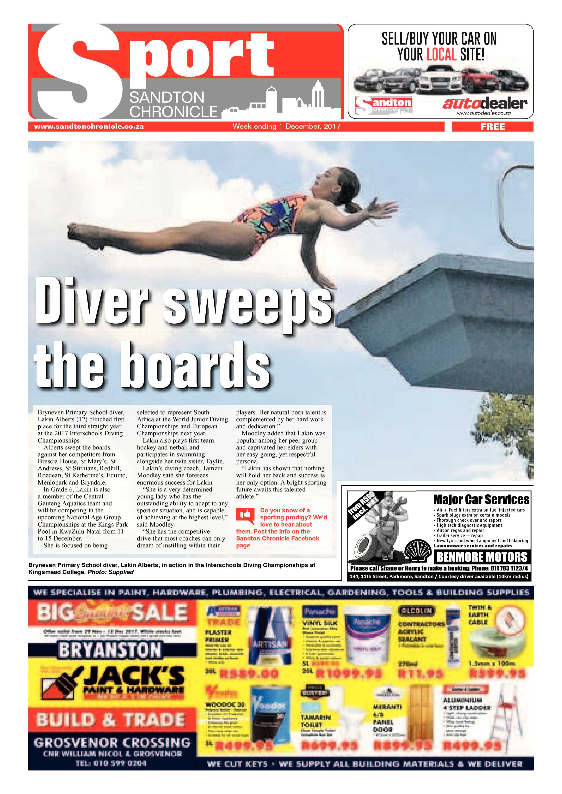 Sandton Chronicle  1 December page 28