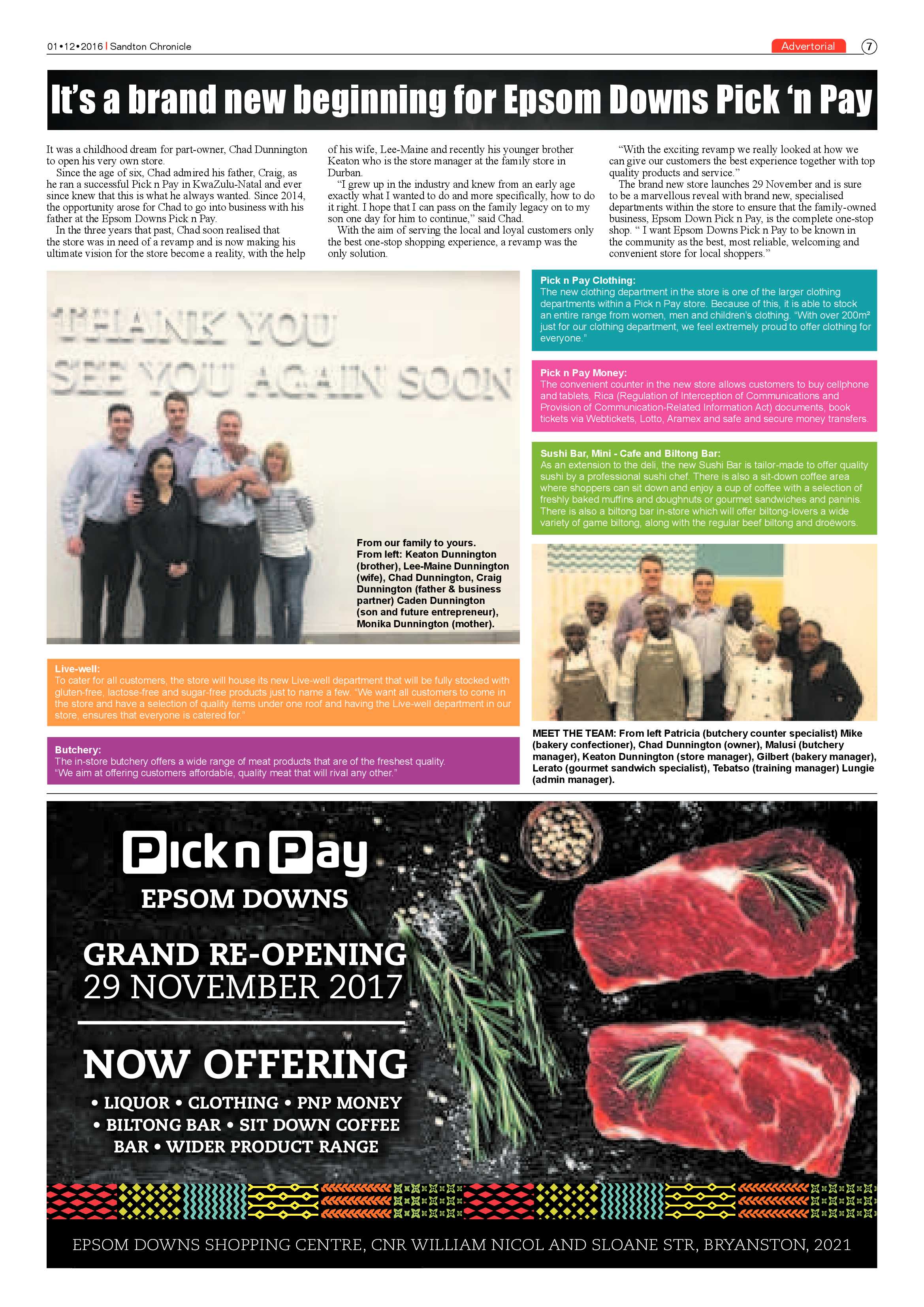 Sandton Chronicle  1 December page 7