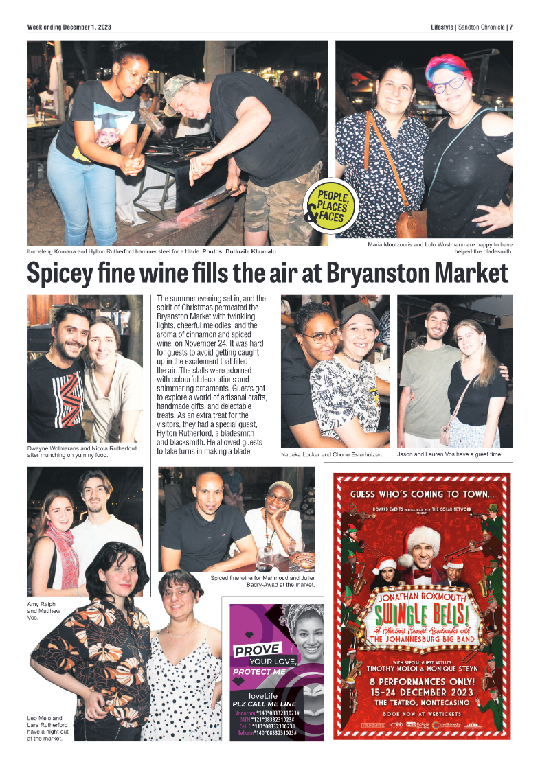 Sandton Chronicle 1 December 2023 page 7