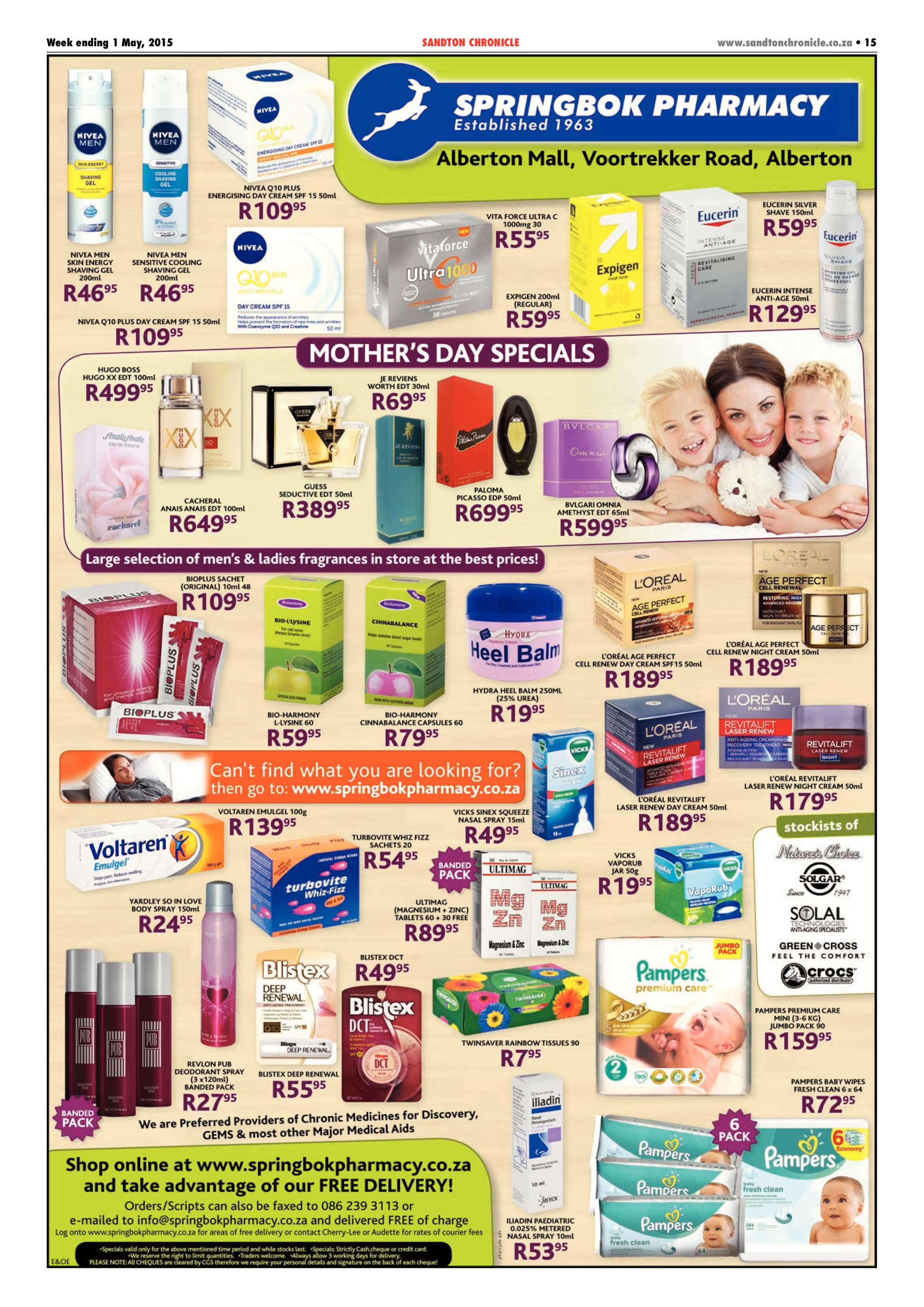 Sandton Chronicle 1 May 2015 page 15
