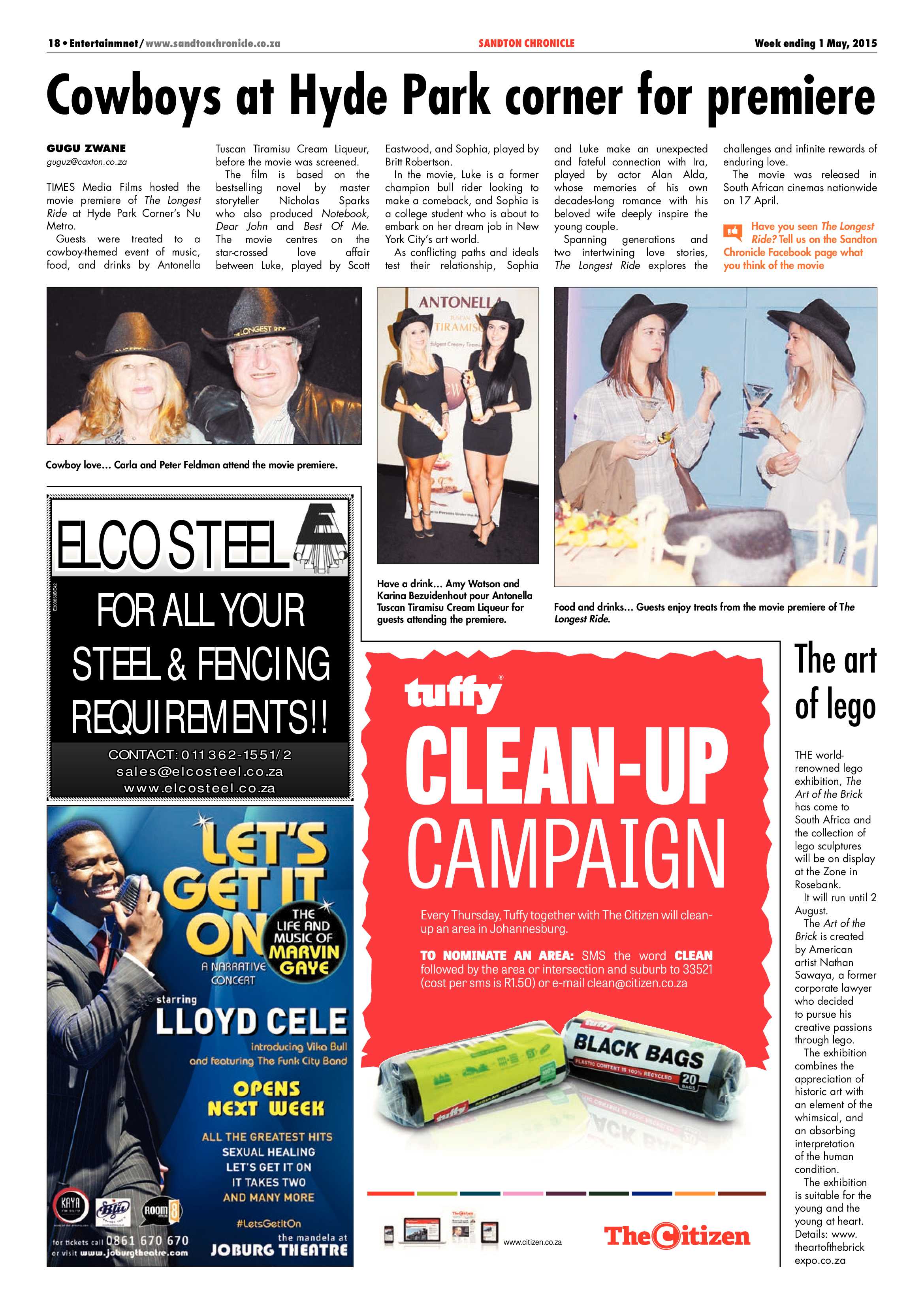 Sandton Chronicle 1 May 2015 page 18