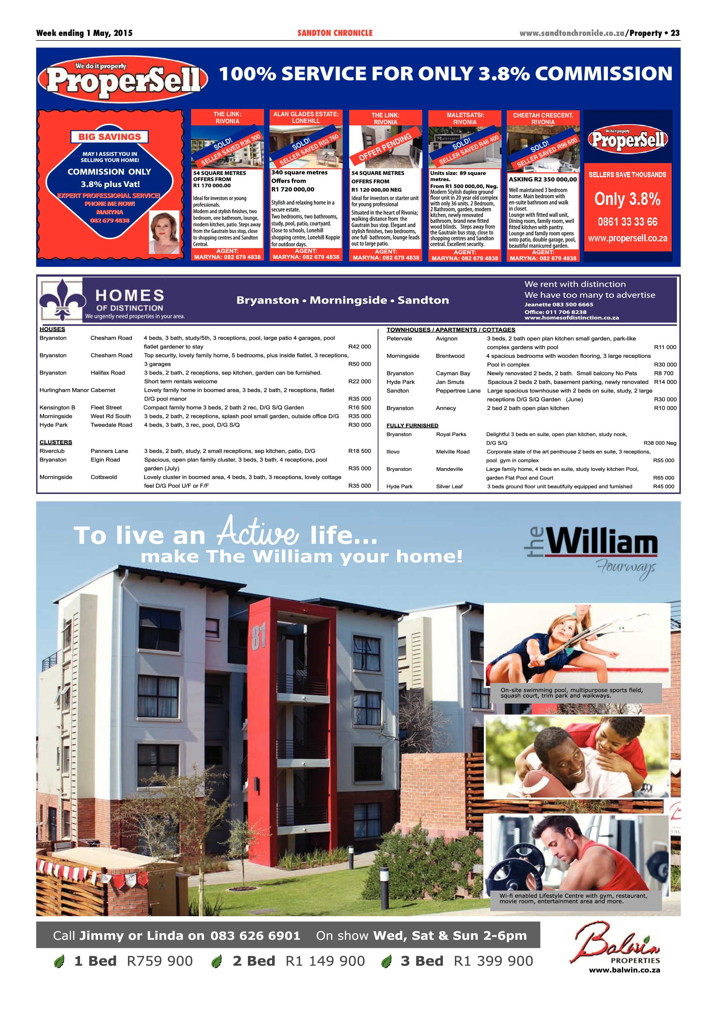 Sandton Chronicle 1 May 2015 page 23