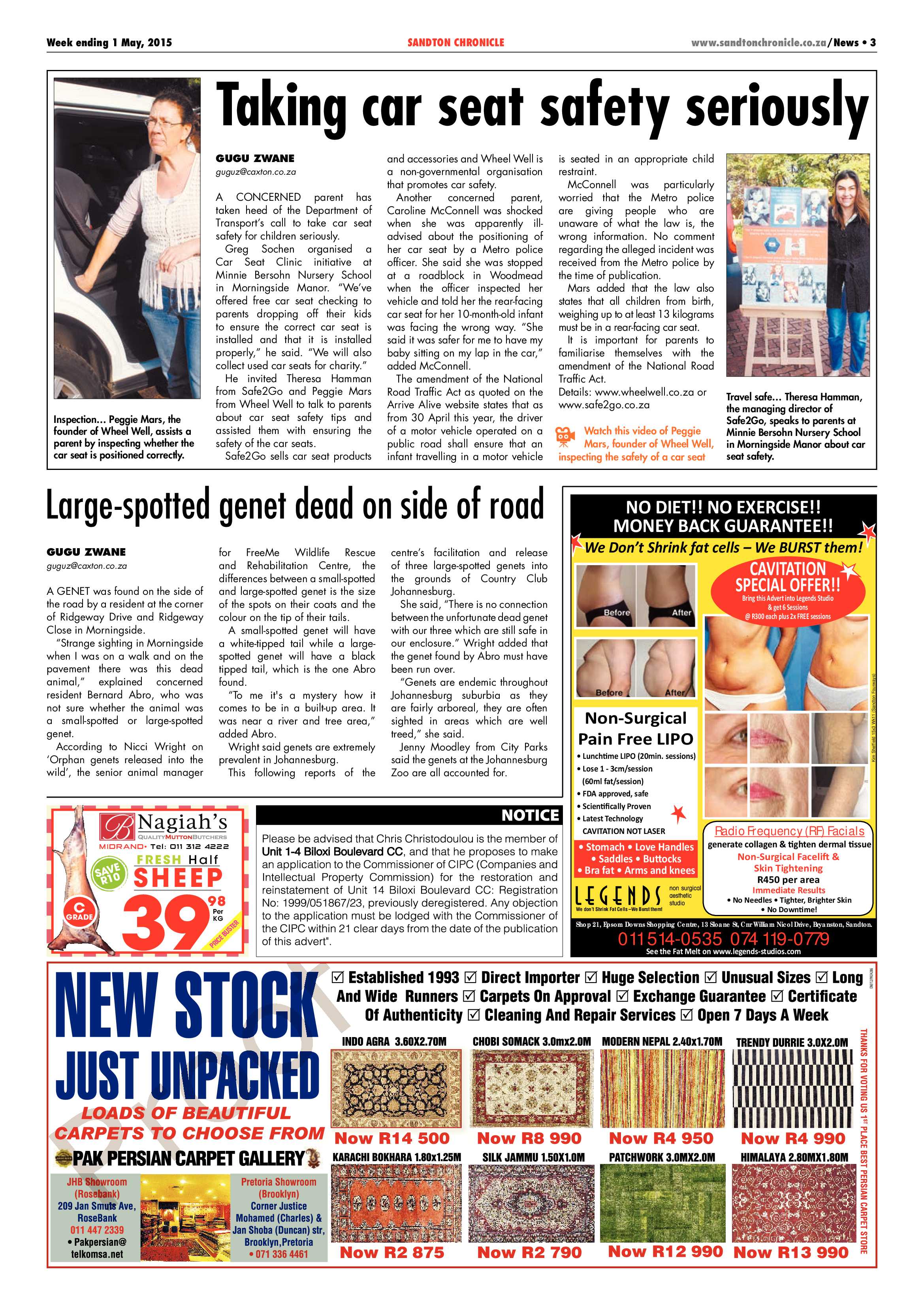 Sandton Chronicle 1 May 2015 page 3