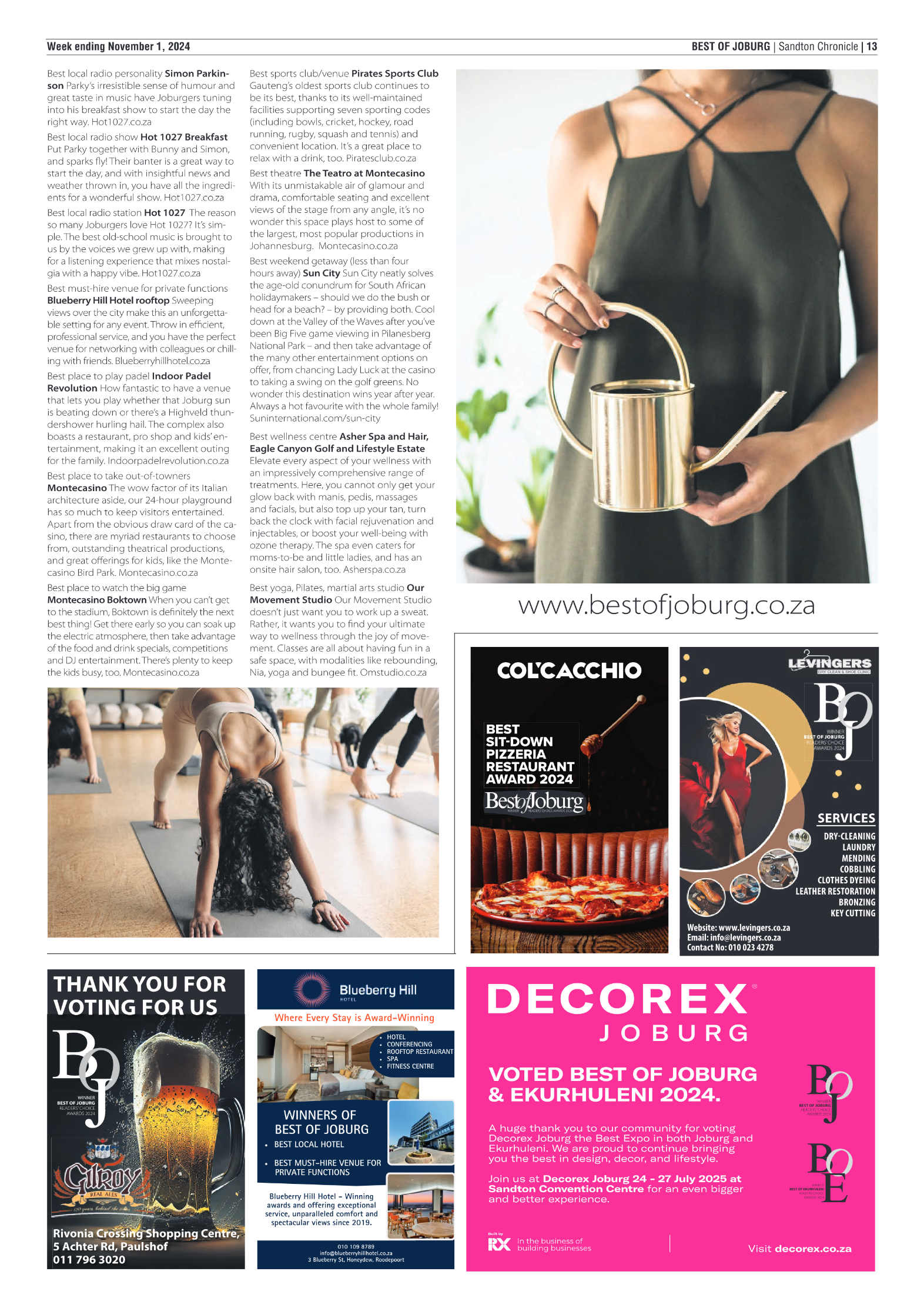 Sandton Chronicle 1 November 2024 page 13