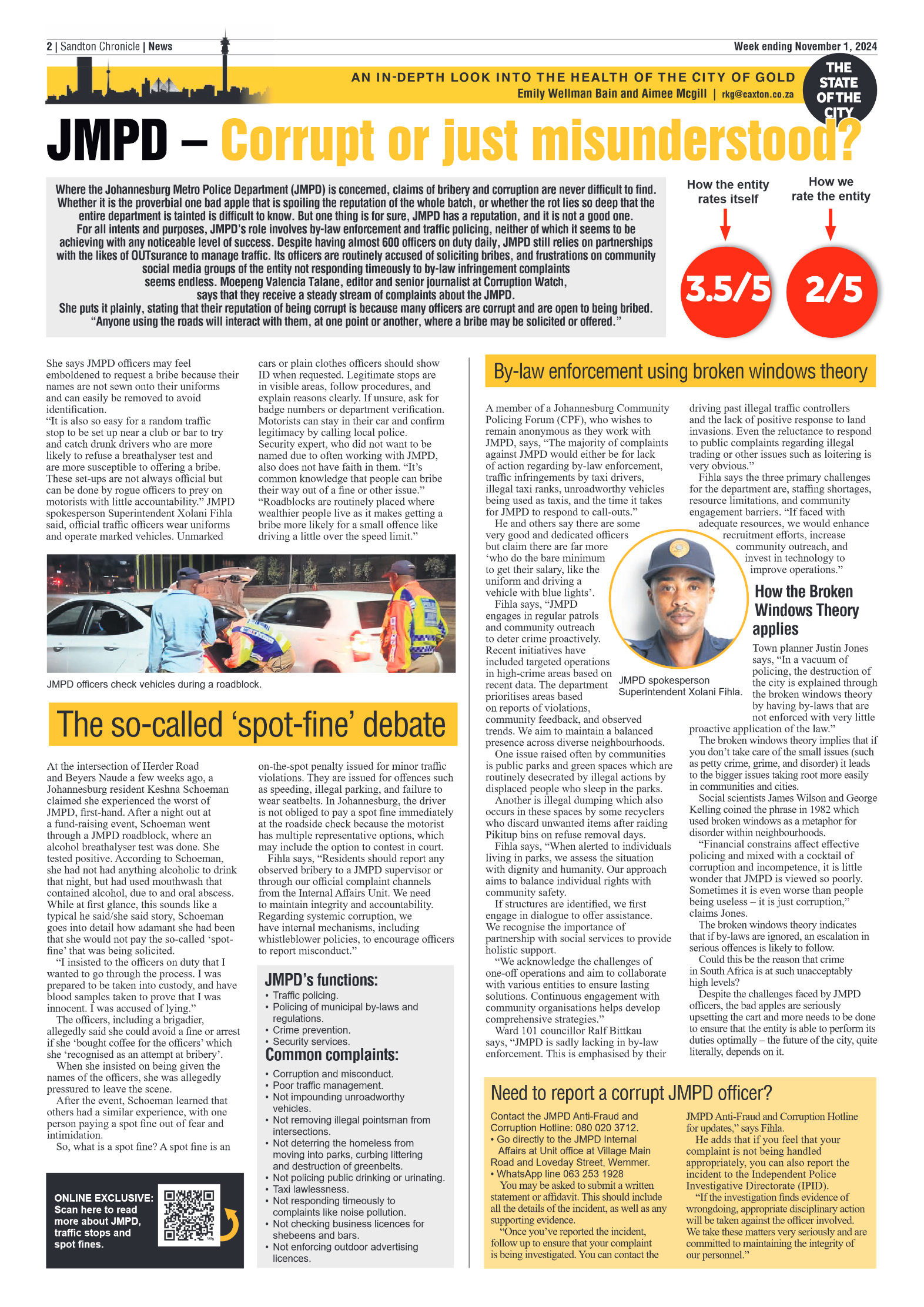 Sandton Chronicle 1 November 2024 page 2