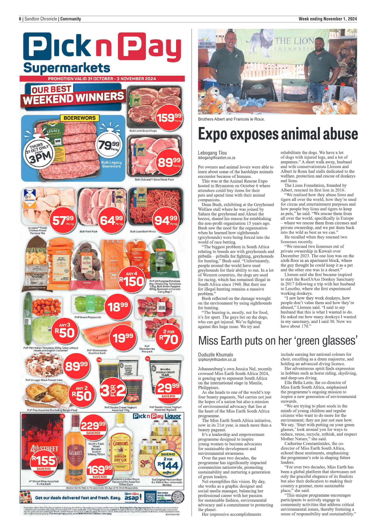 Sandton Chronicle 1 November 2024 page 6