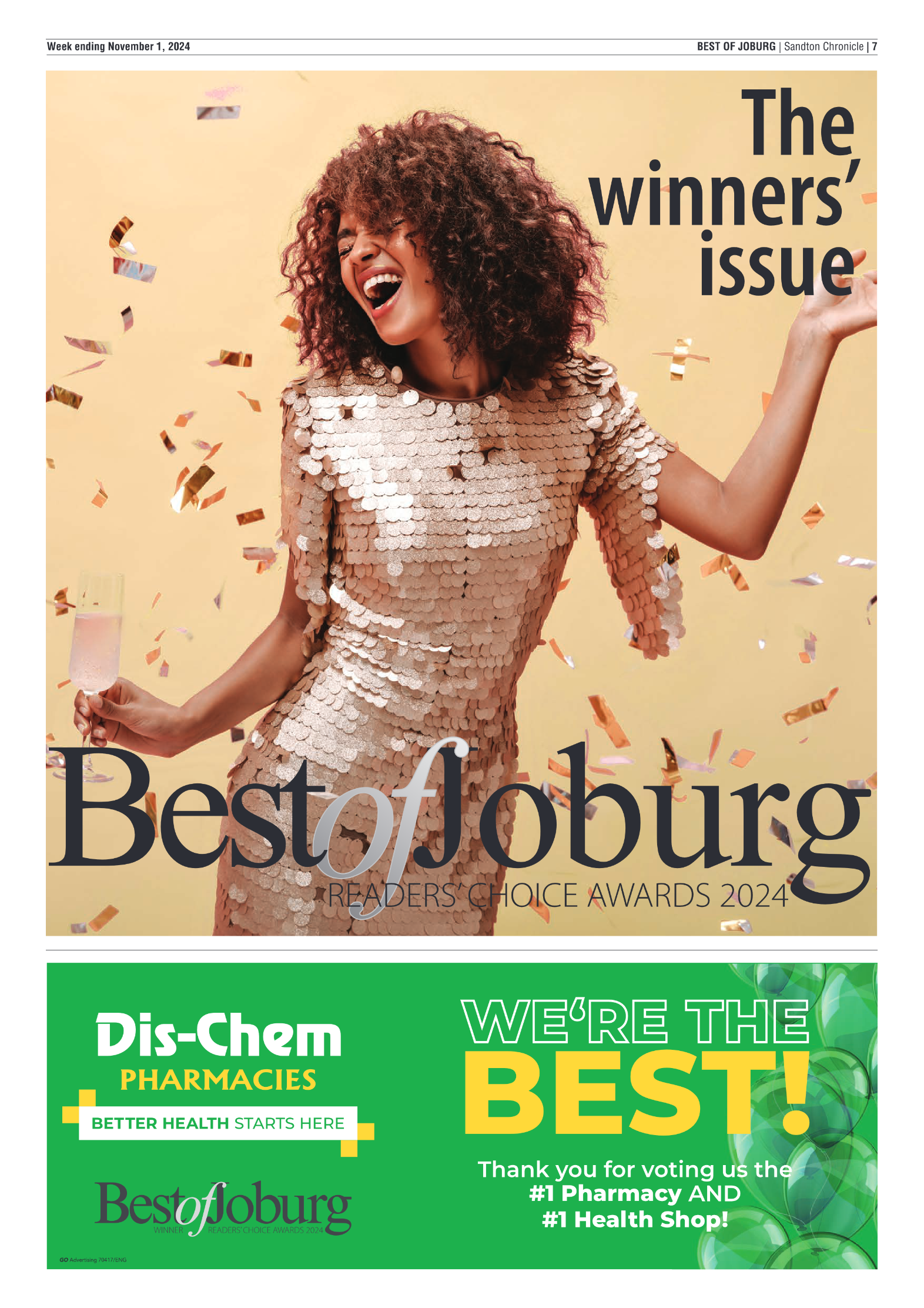 Sandton Chronicle 1 November 2024 page 7