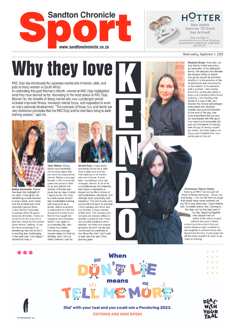 Sandton Chronicle 1 September 2023 page 16