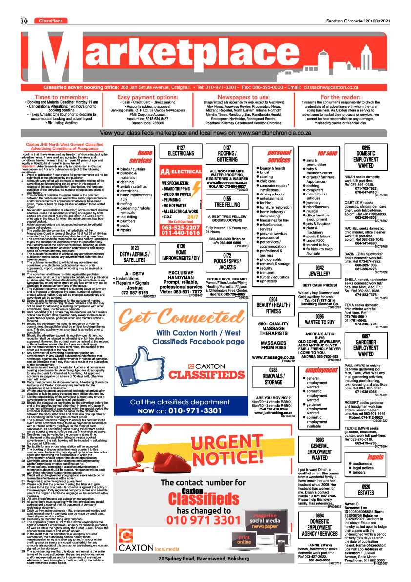 Sandton Chronicle 20 August 2021 page 10