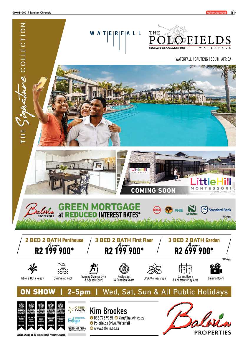 Sandton Chronicle 20 August 2021 page 11