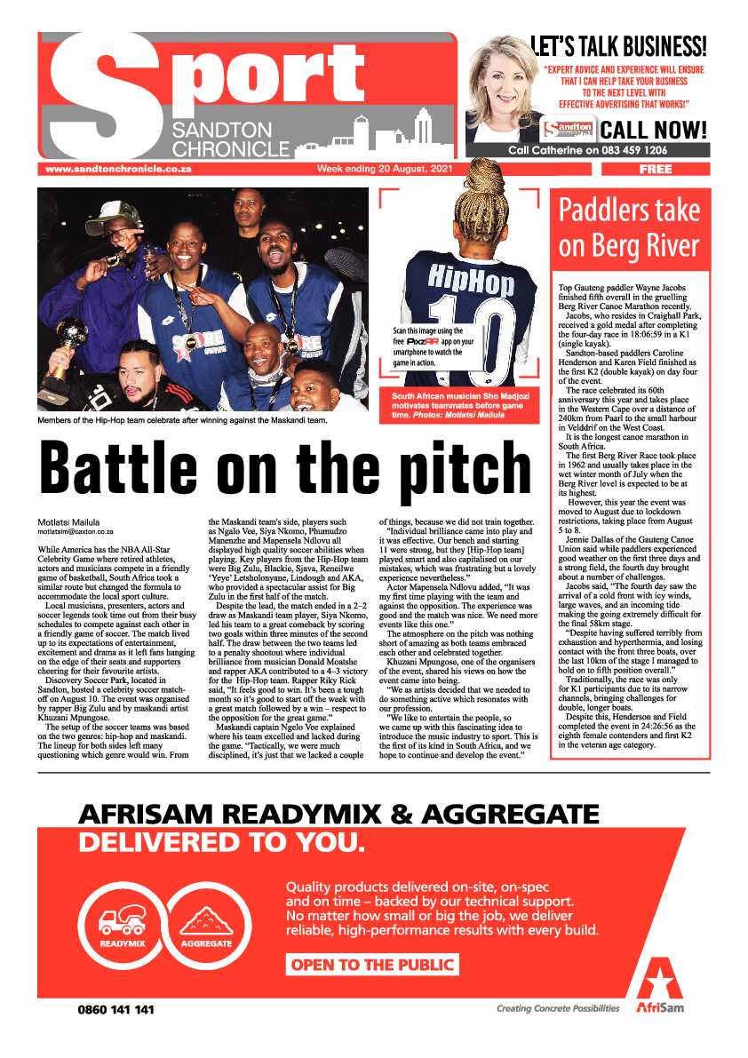 Sandton Chronicle 20 August 2021 page 12