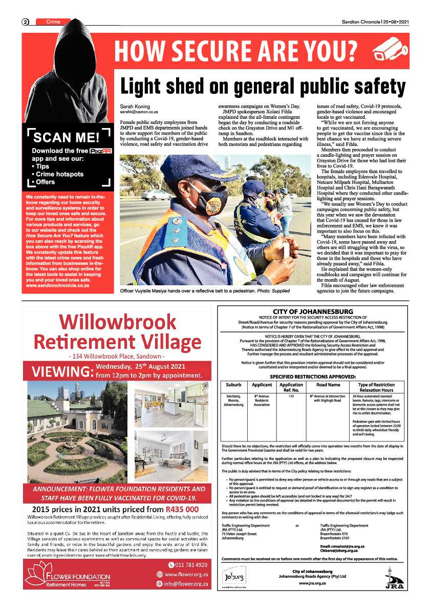 Sandton Chronicle 20 August 2021 page 2