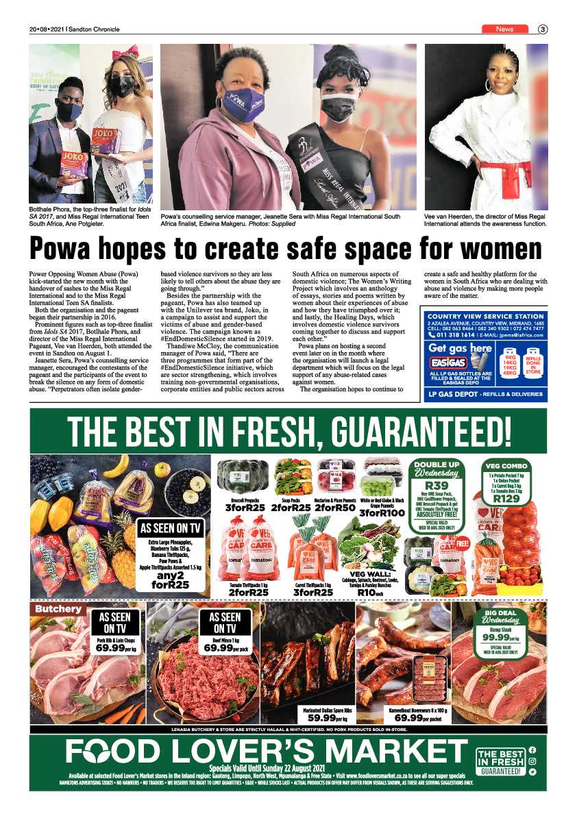 Sandton Chronicle 20 August 2021 page 3