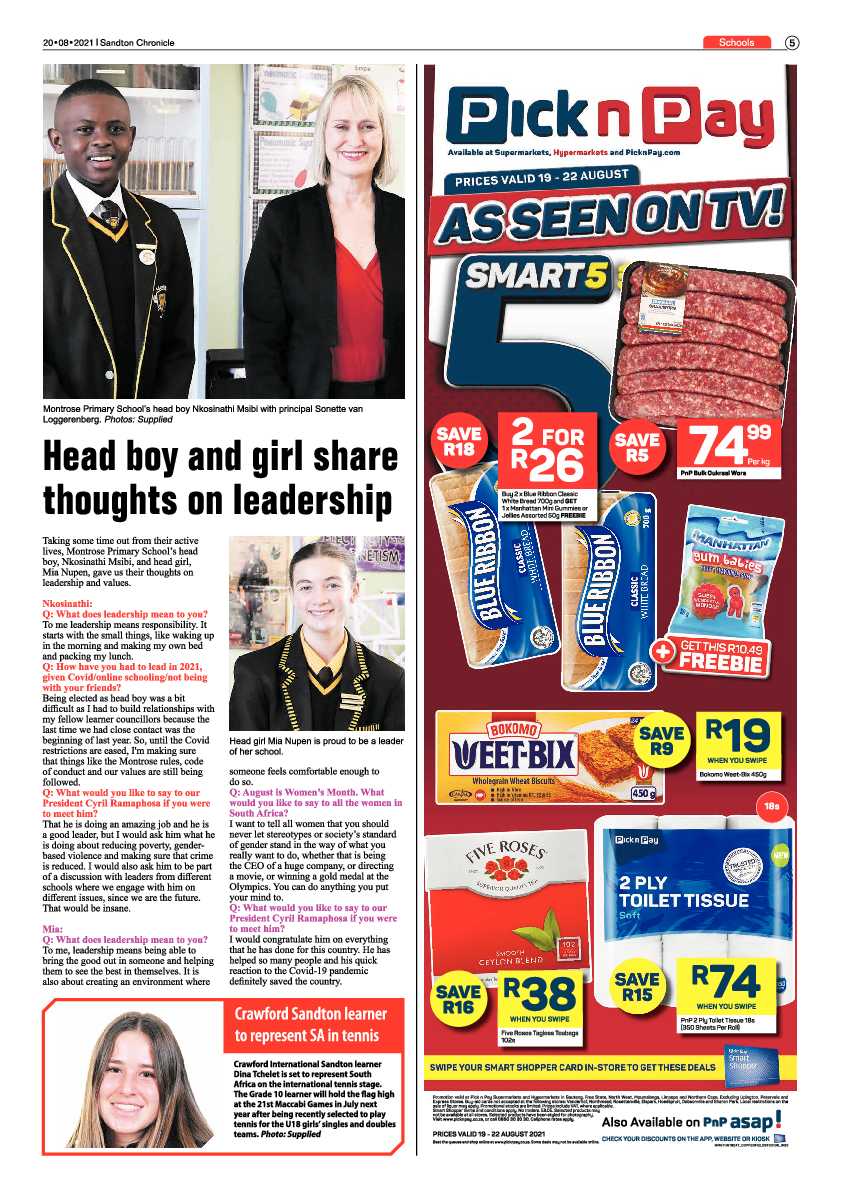 Sandton Chronicle 20 August 2021 page 5