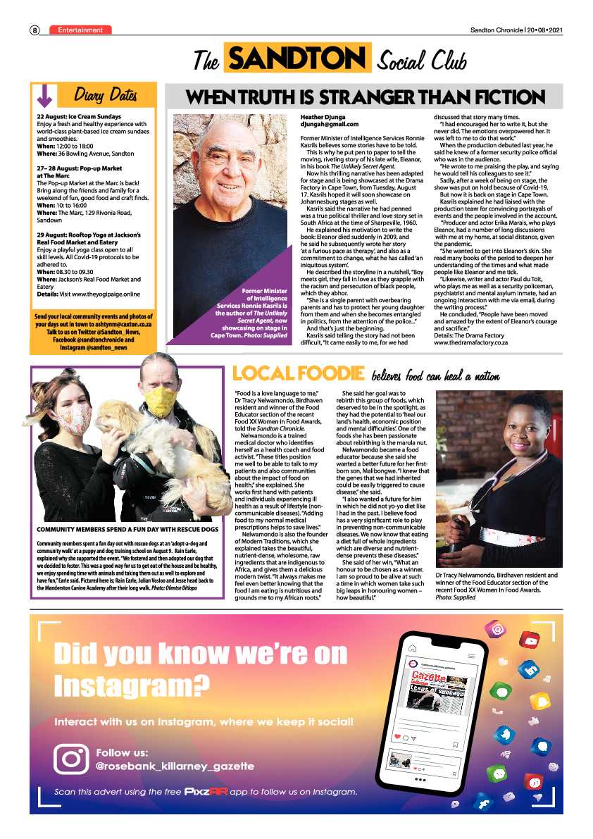 Sandton Chronicle 20 August 2021 page 8