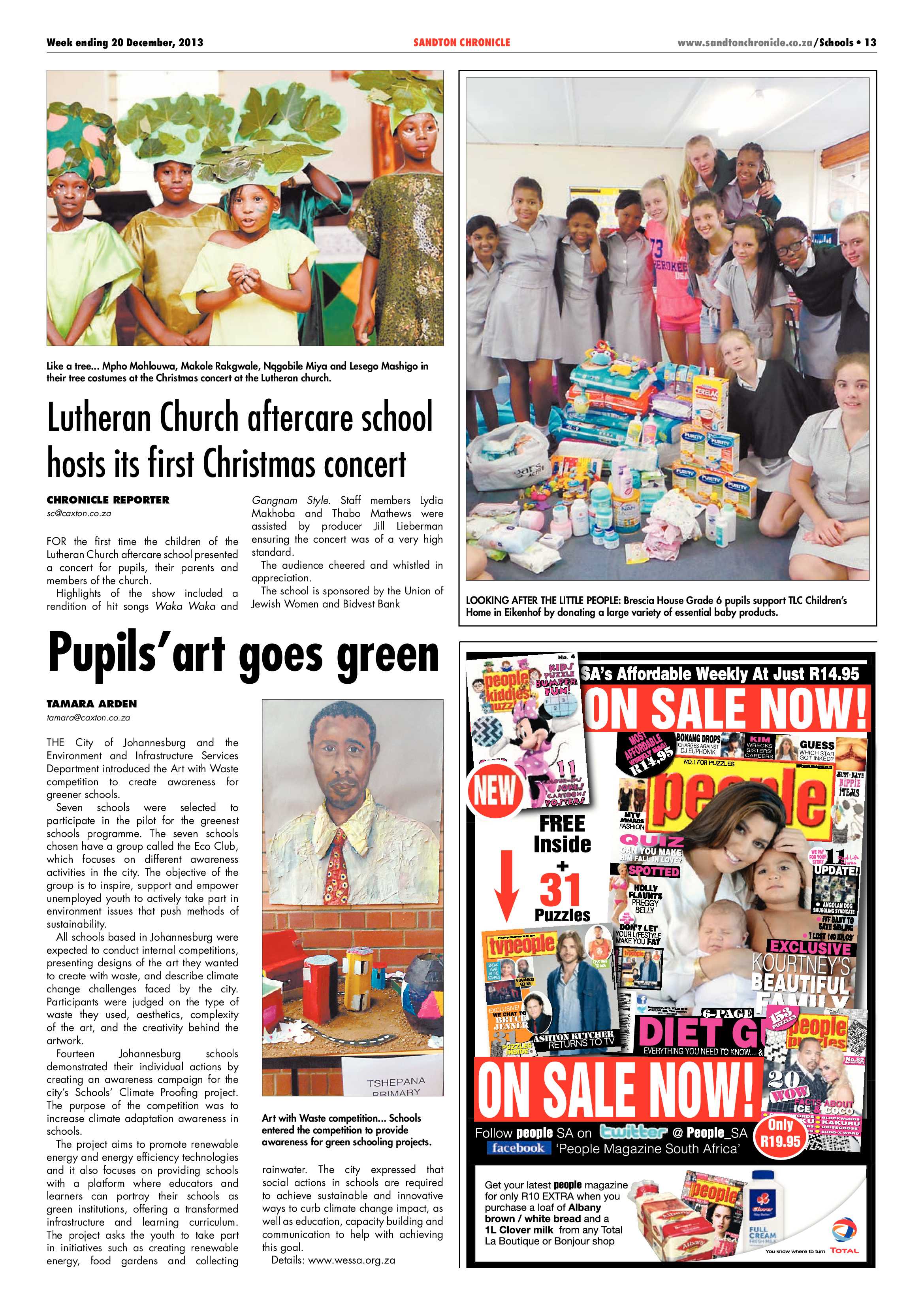 Sandton Chronicle 20 December 2013 page 13