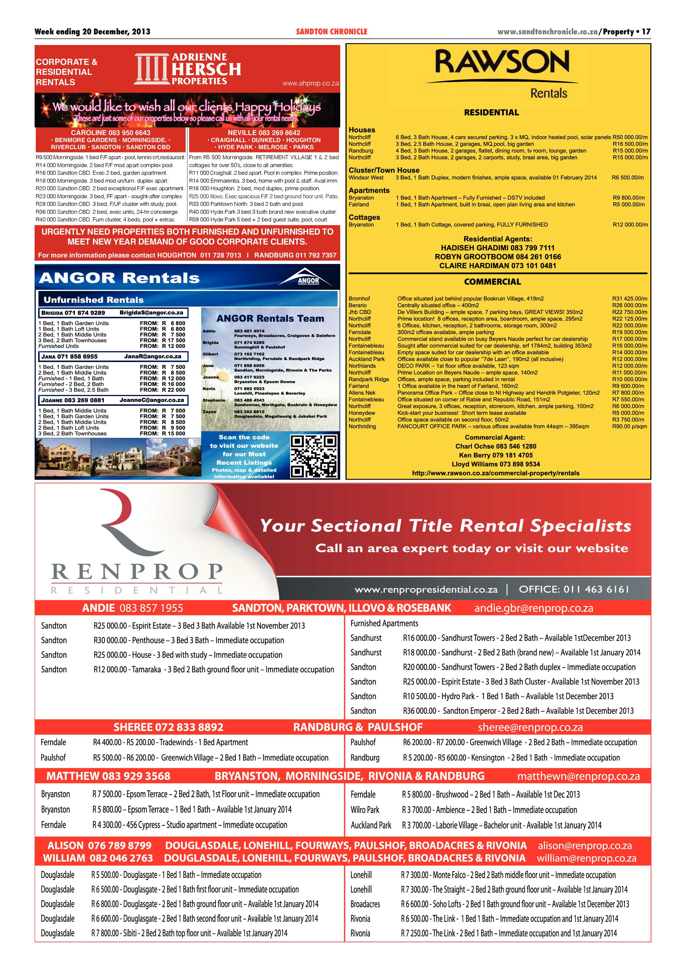 Sandton Chronicle 20 December 2013 page 17