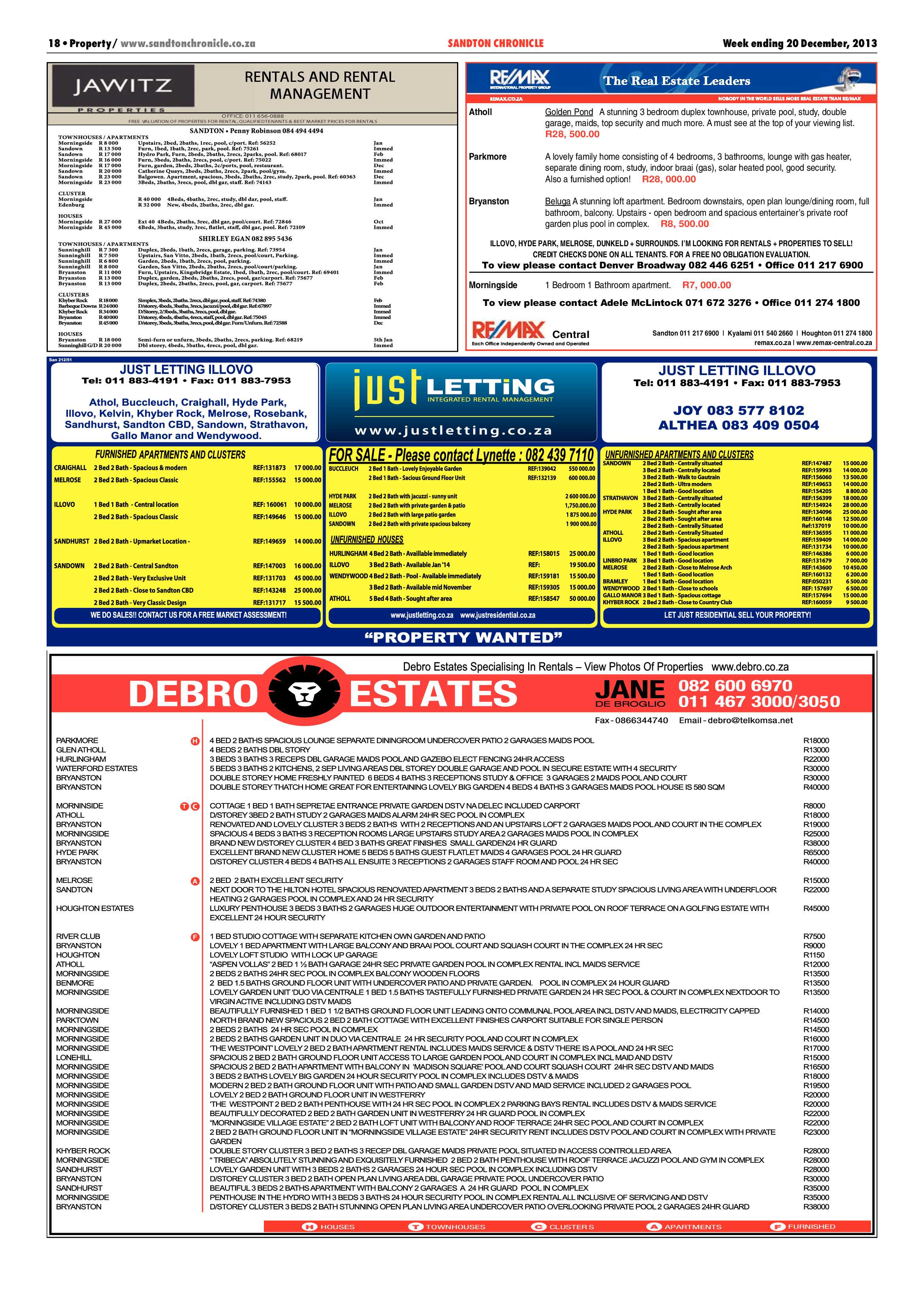 Sandton Chronicle 20 December 2013 page 18
