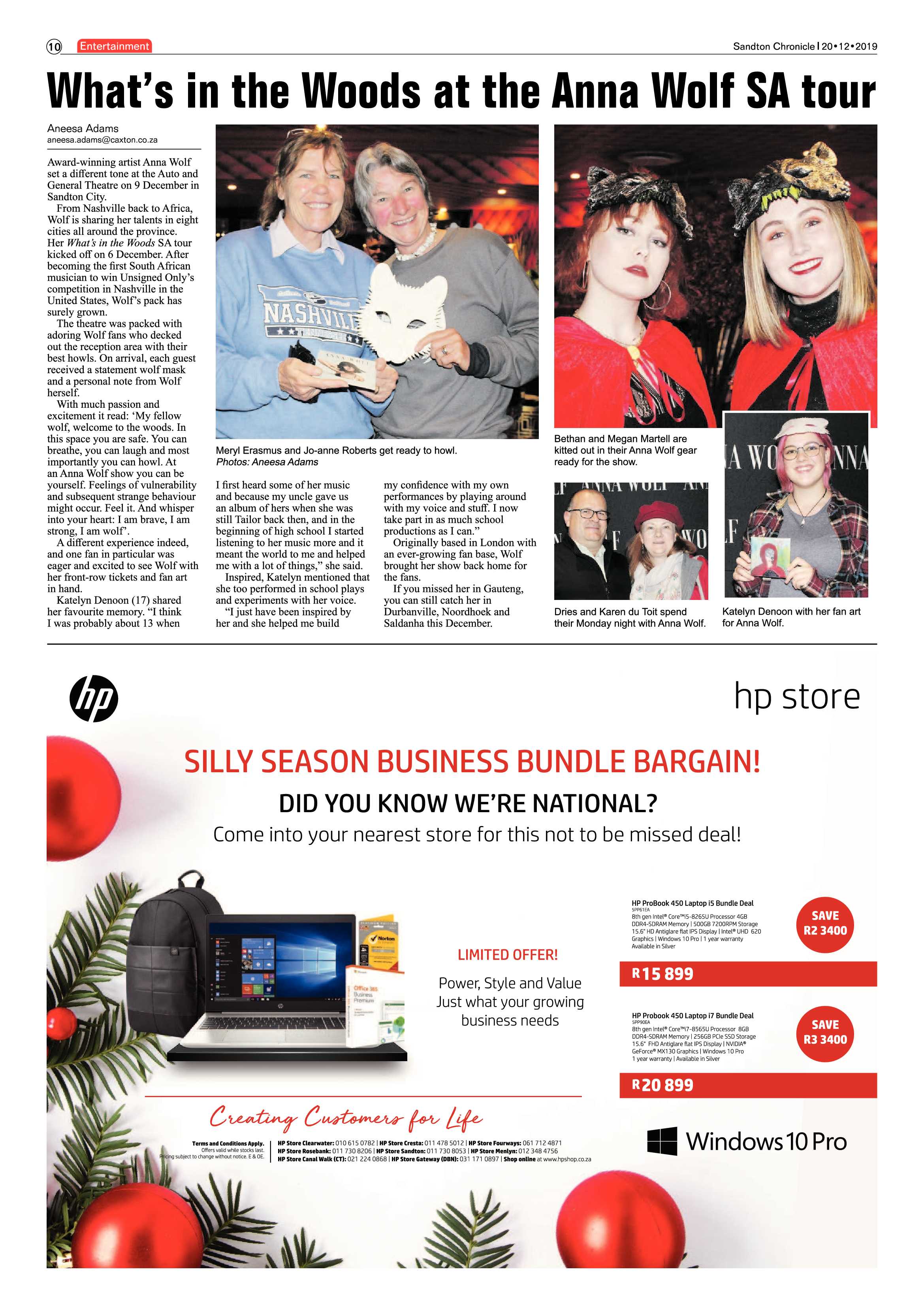 Sandton Chronicle 20 December 2019 page 10