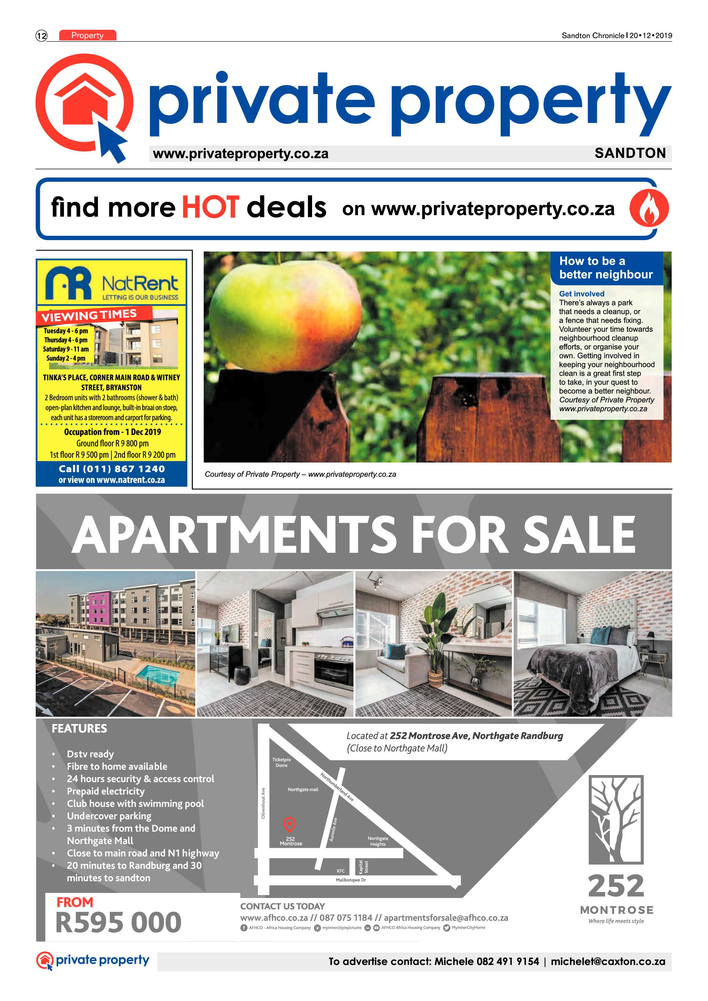 Sandton Chronicle 20 December 2019 page 12