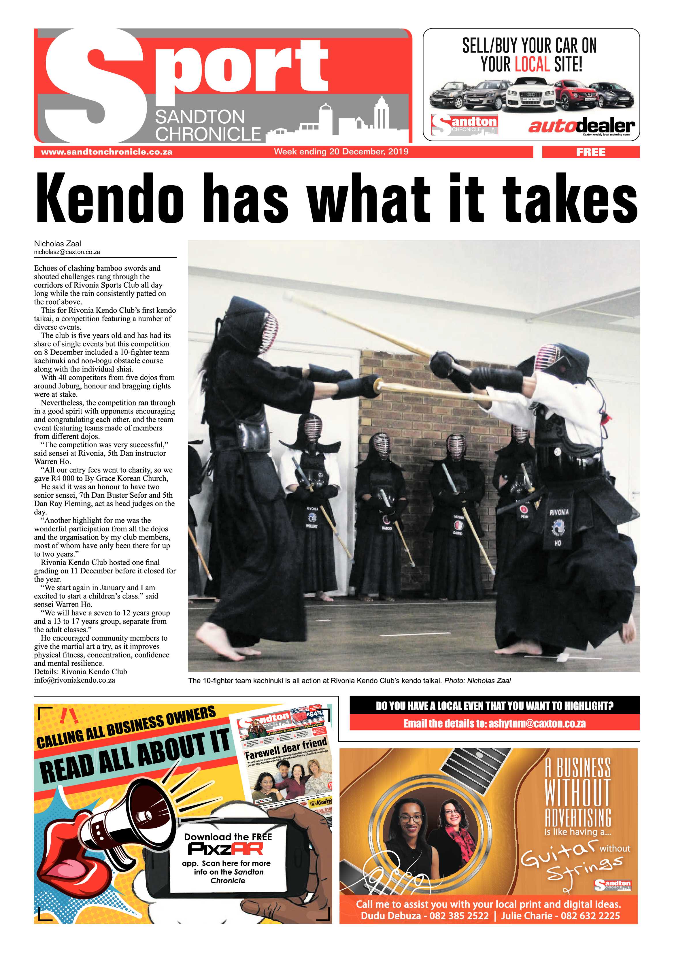 Sandton Chronicle 20 December 2019 page 16